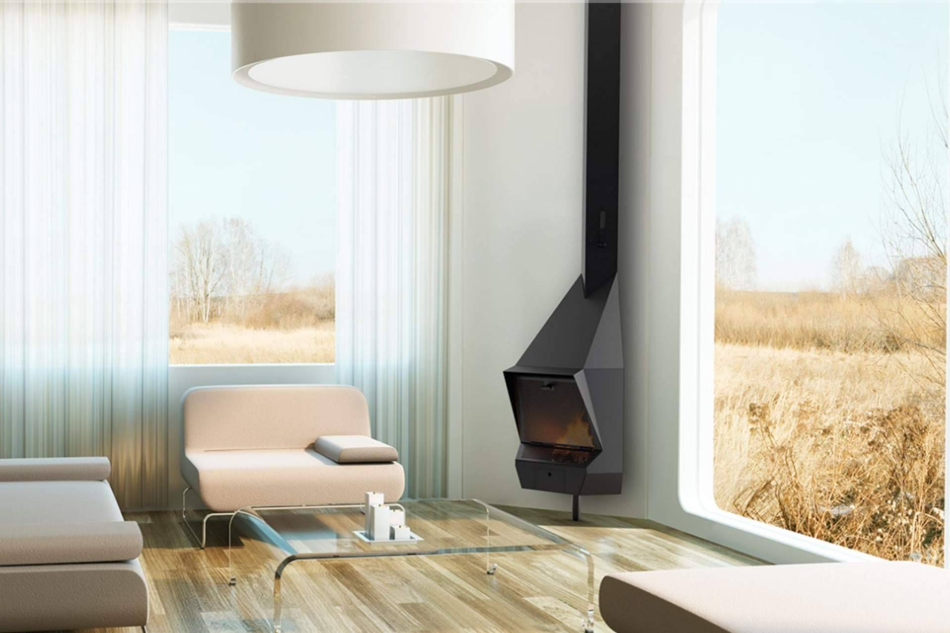Chimeneas de diseño para decorar en verano y calentar en invierno