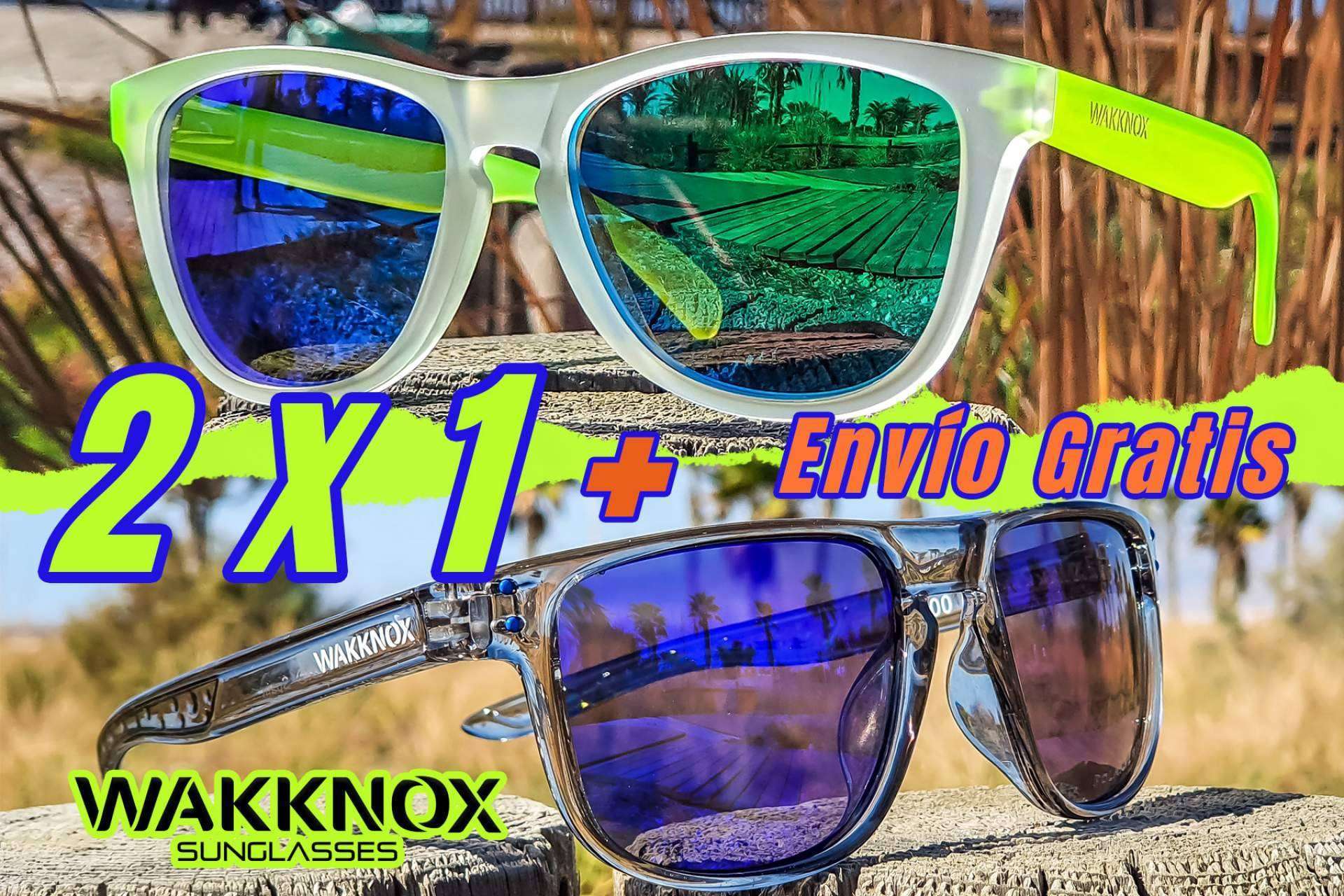 Wakknox lanza una promoción 2x1 en todas las gafas de sol con envío gratis