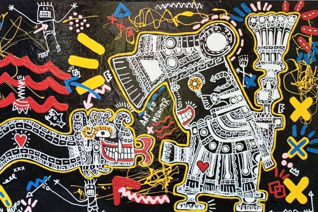 Guto Ajayu, el artista que combina el arte tradicional con el arte actual