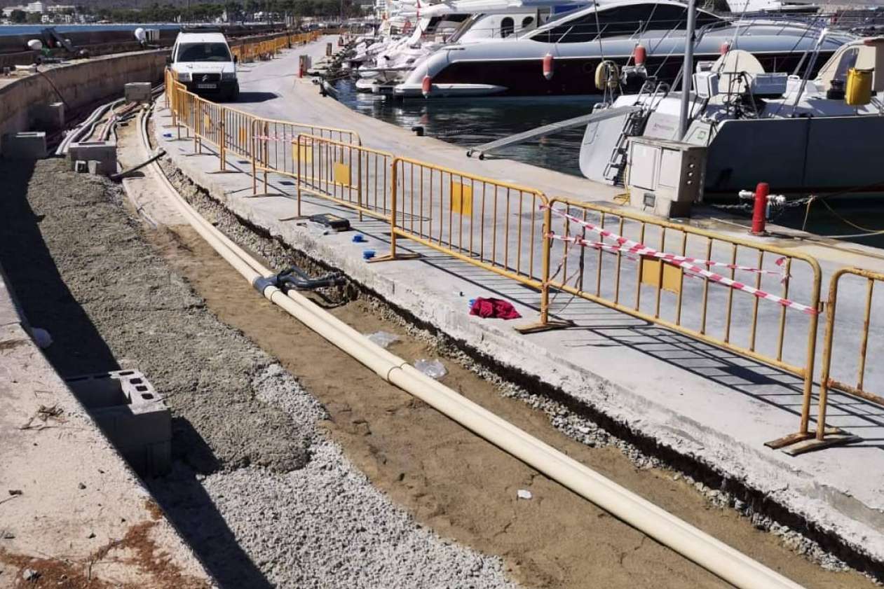 Uno de los elementos clave del sistema de alcantarillado por vacío de Flovac, las tuberías de vacío