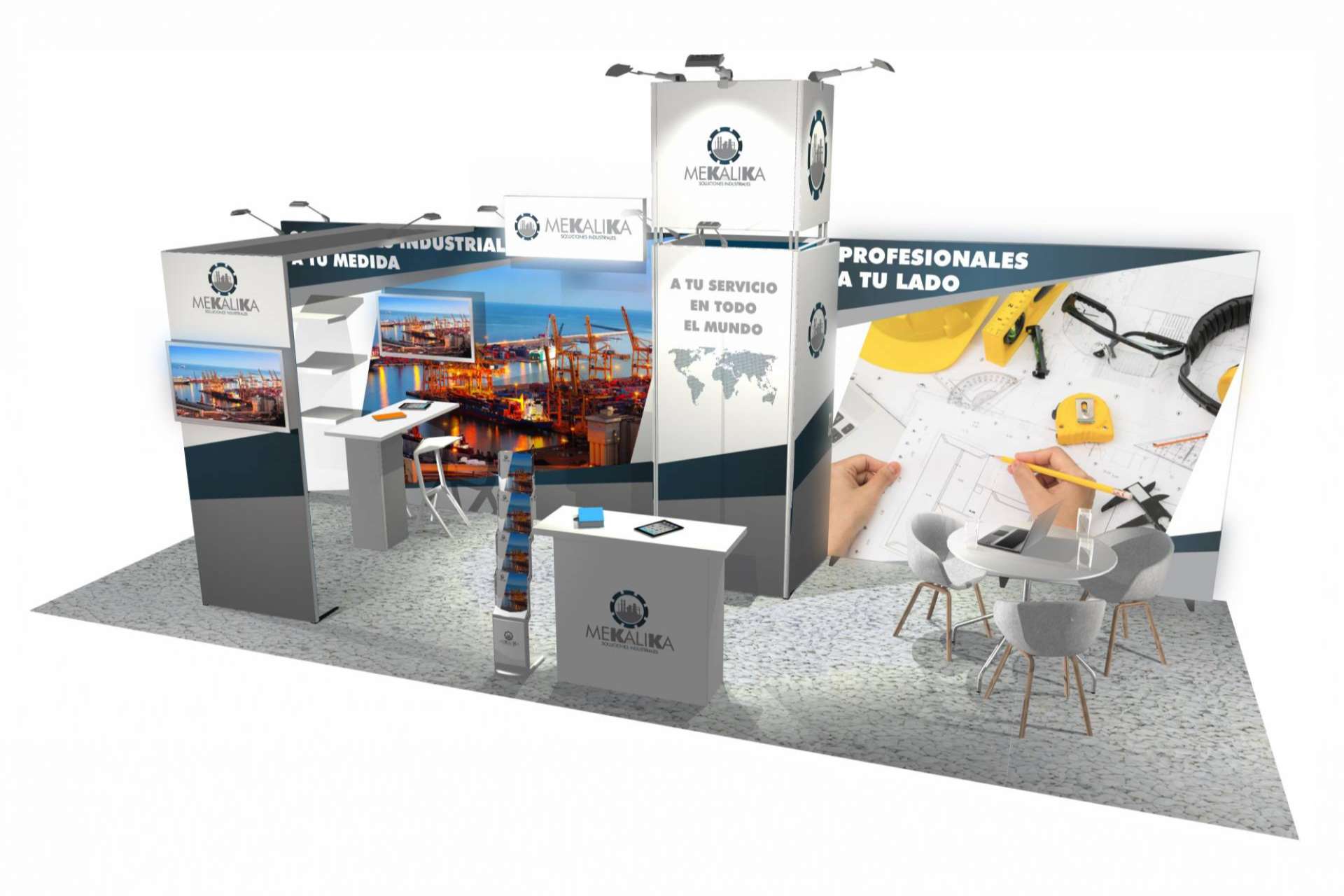 Stands de renting para ferias, con Olika Stands