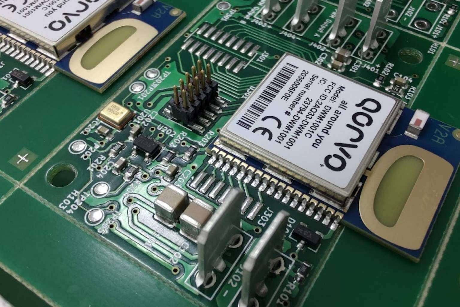 El equipo de ingenieros electrónicos especializados en tecnología RTLS de A Blue Thing In The Cloud