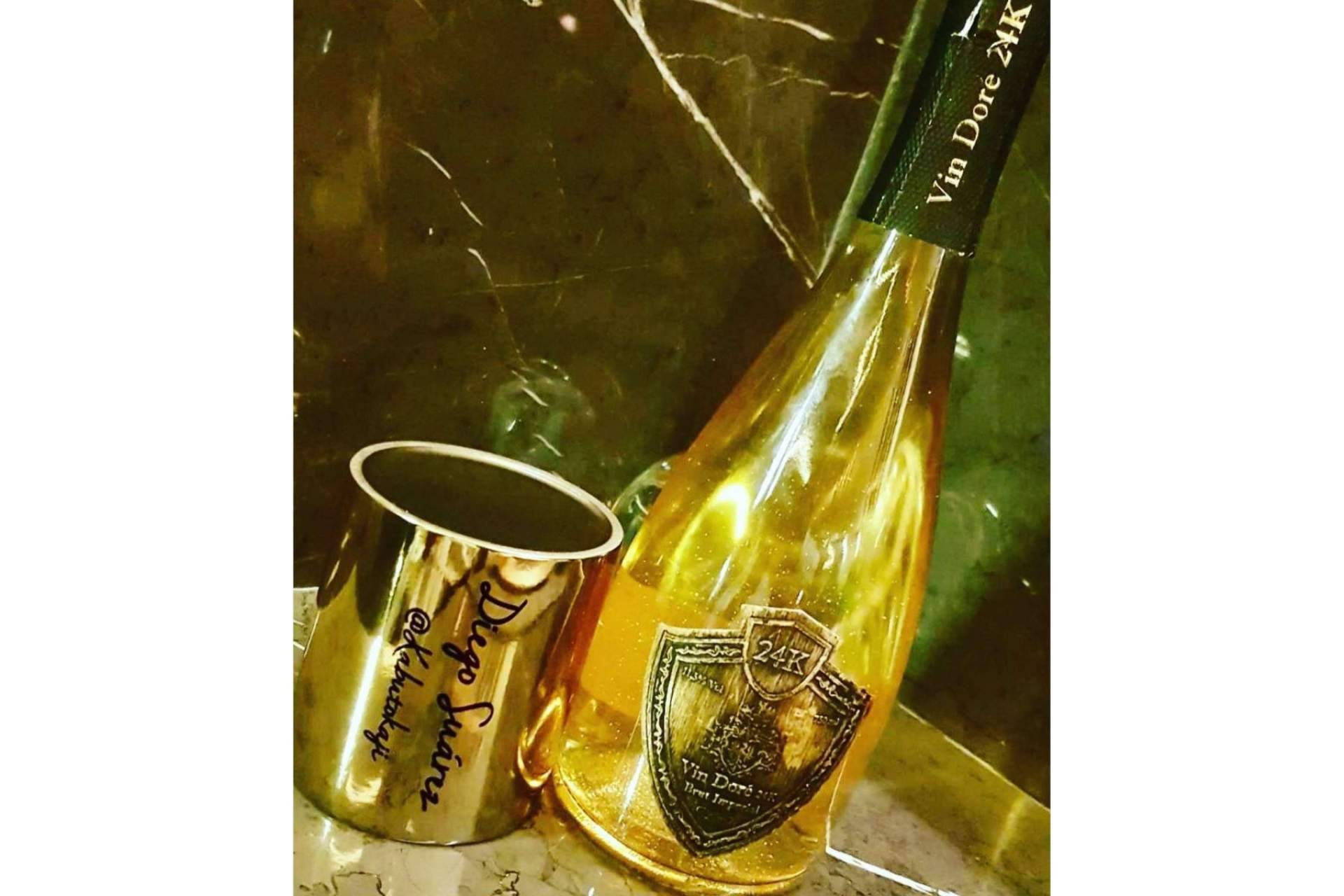 ¿Qué es Vin Doré 24K?, todo el brillo de uno de los vinos más exclusivos y premium