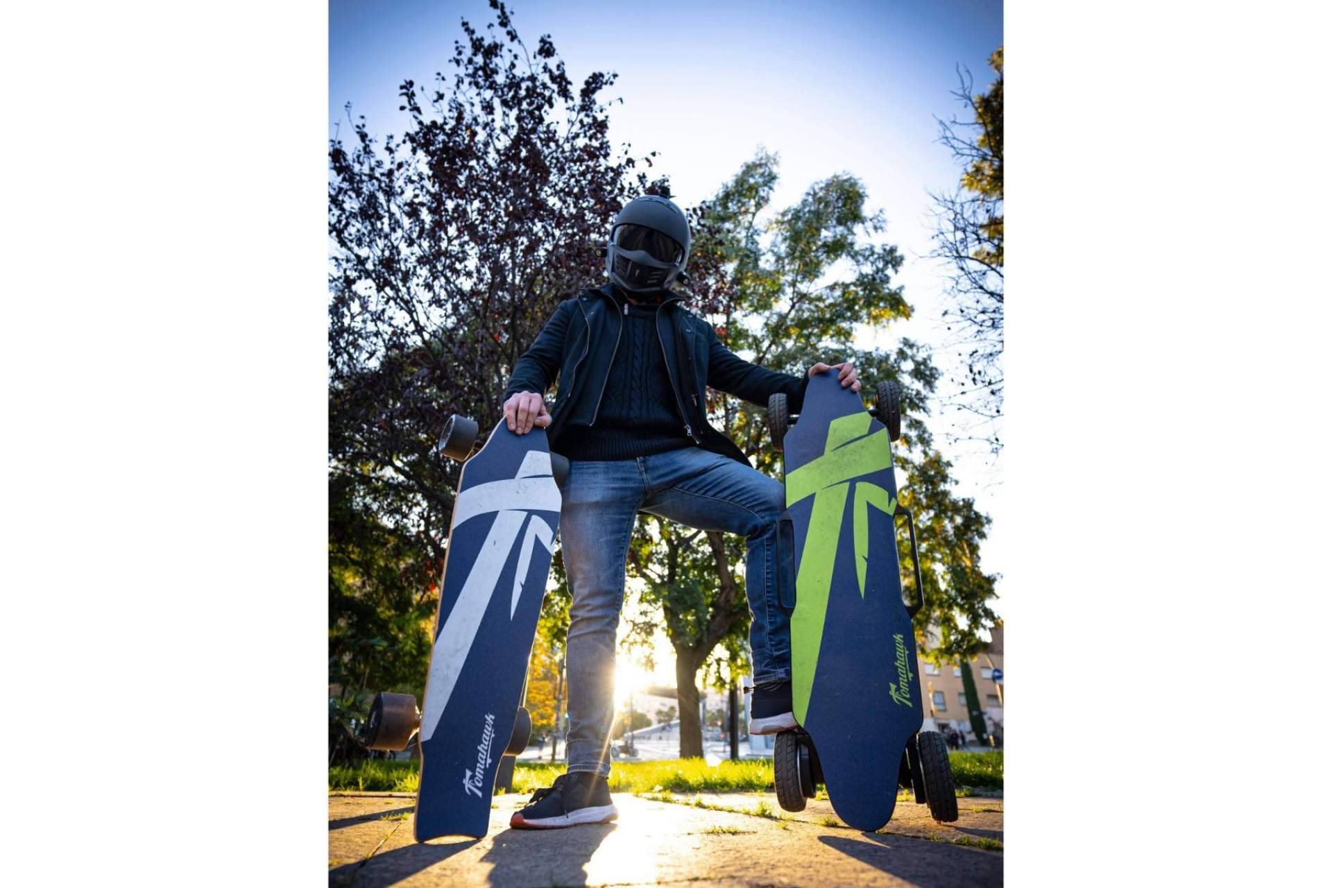 Tomahawk Skateboards, la tienda especializada en diseñar y comercializar skateboards eléctricos
