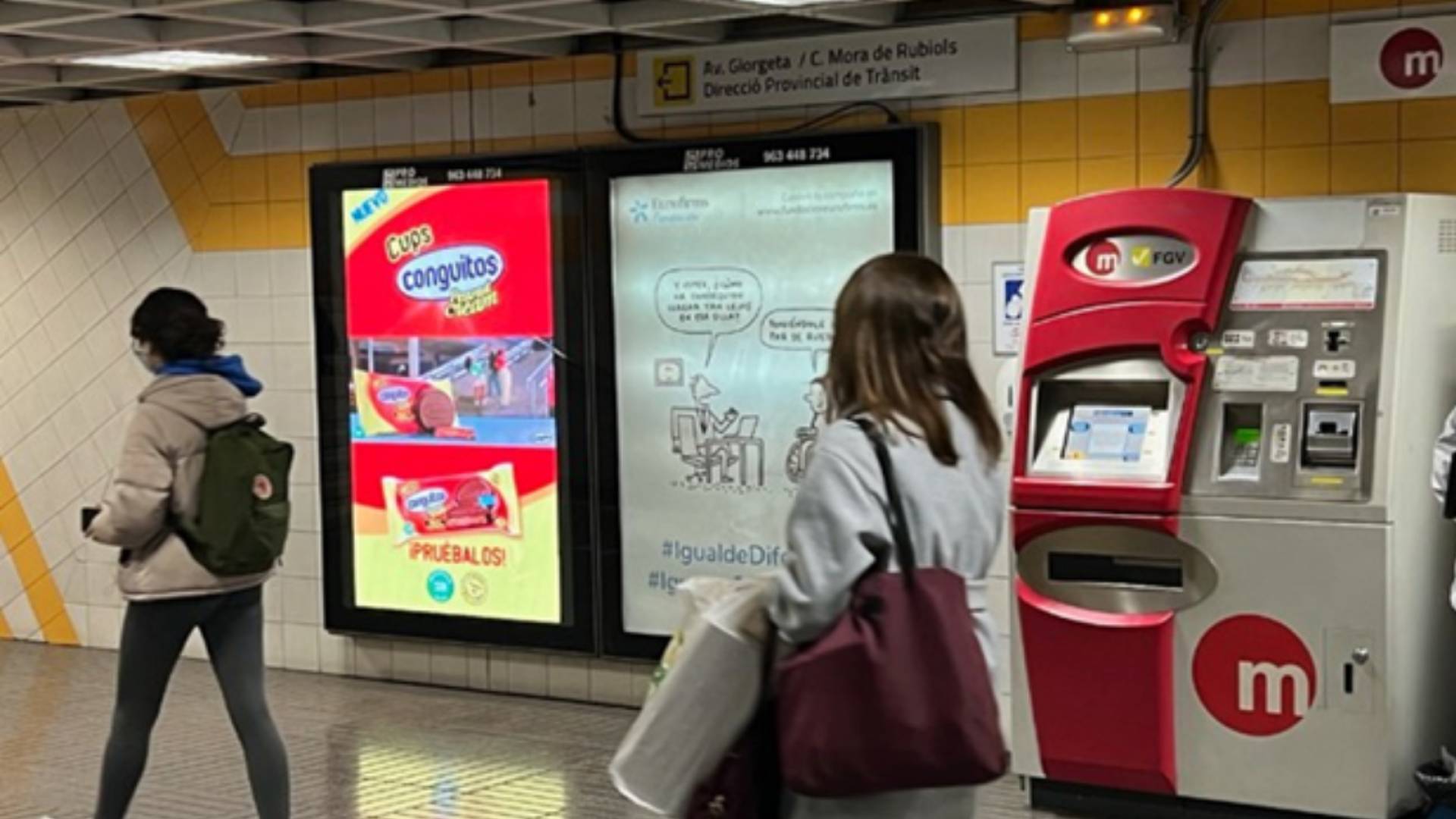 Promedios y la publicidad digital en aeropuertos