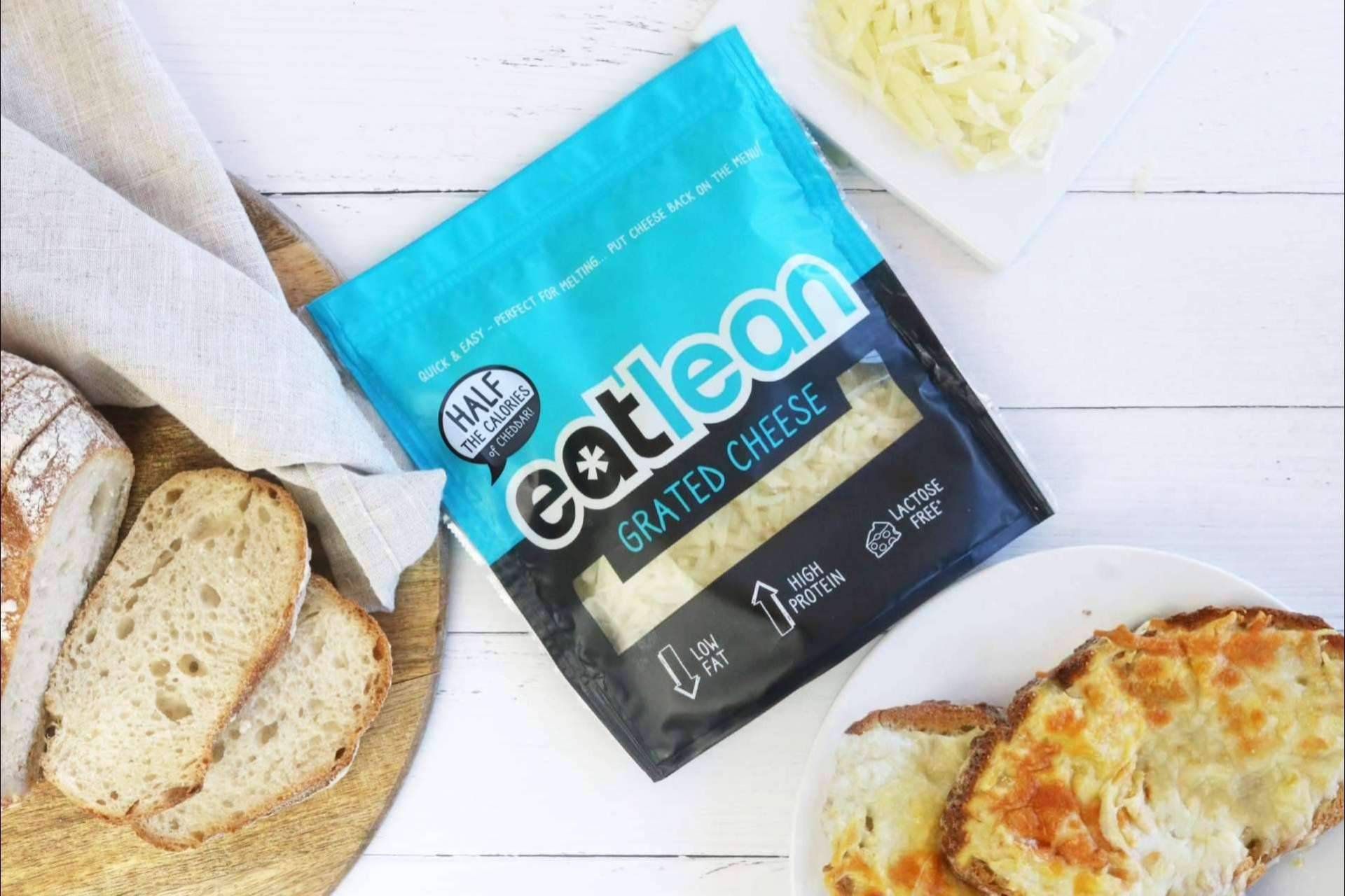 Eatlean es un queso bajo en grasas, bajo en calorías y alto en proteínas y sin lactosa