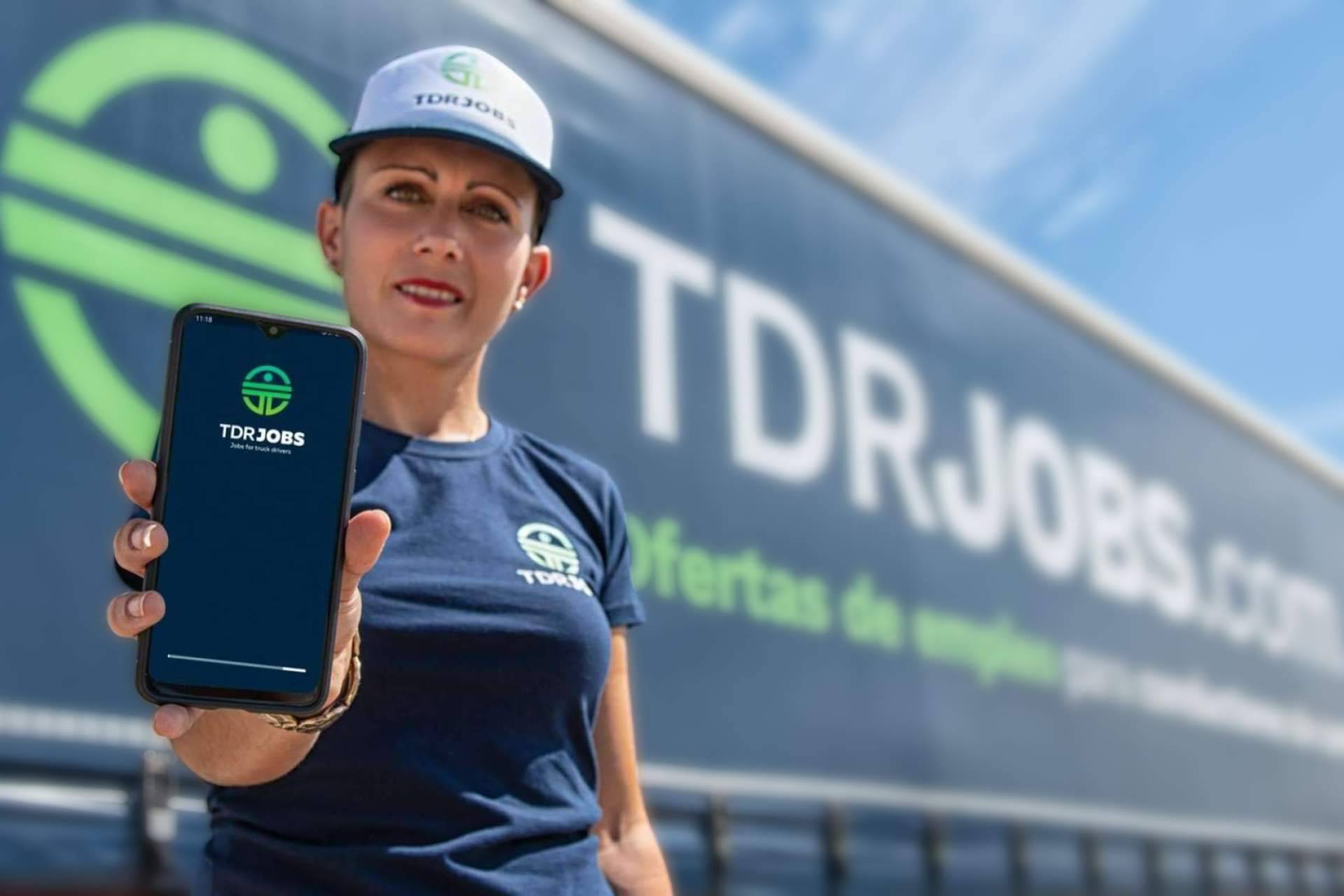 TDRJOBS, un portal de empleo líder en la captación de conductores presenta su aplicación