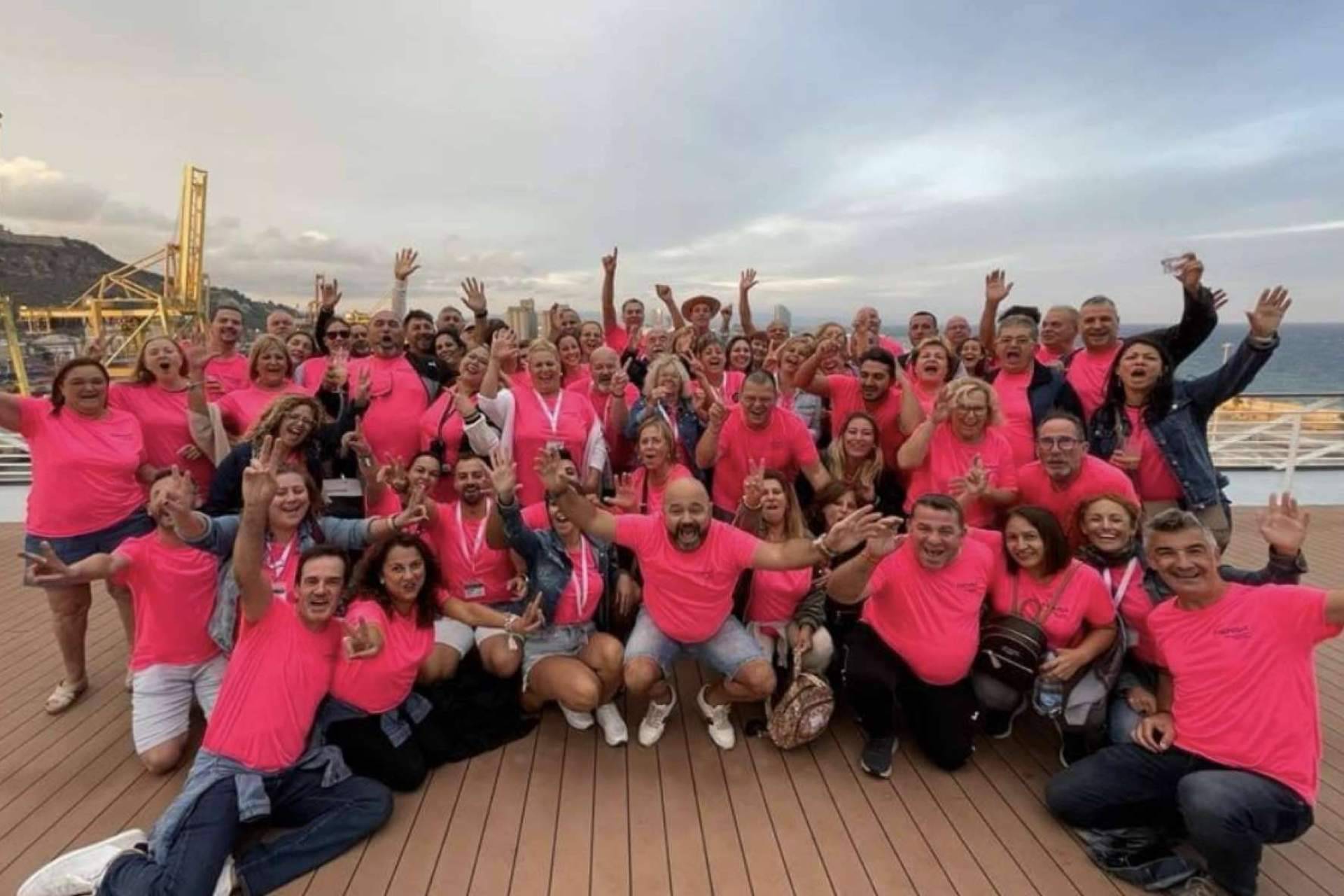 El primer viaje grupal con casi 100 personas a bordo, con Piensa Network