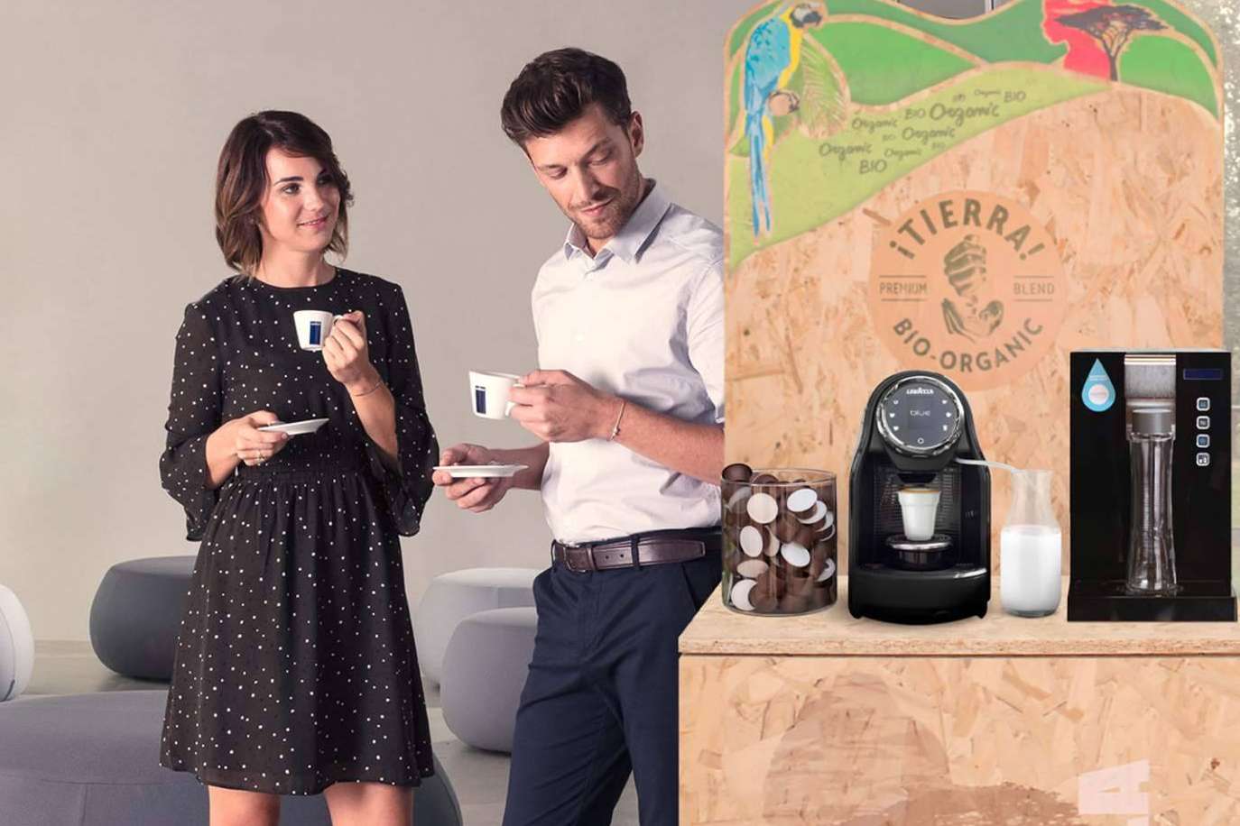 La evolucion del coffee corner, por Espressa Coffee and Water
