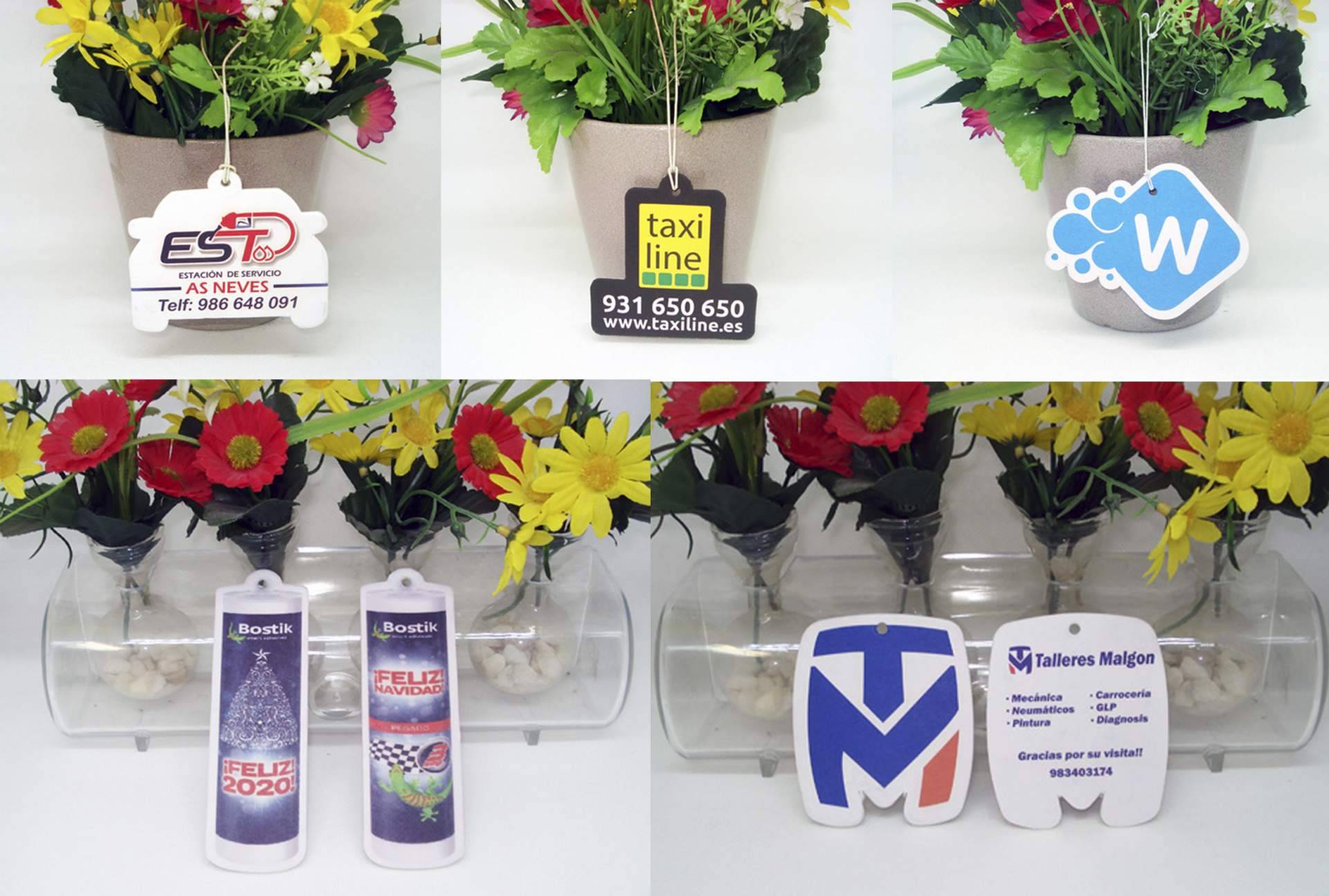 Los ambientadores de celulosa publicitarios personalizados para coche, promoción de empresas con Jovi Inc