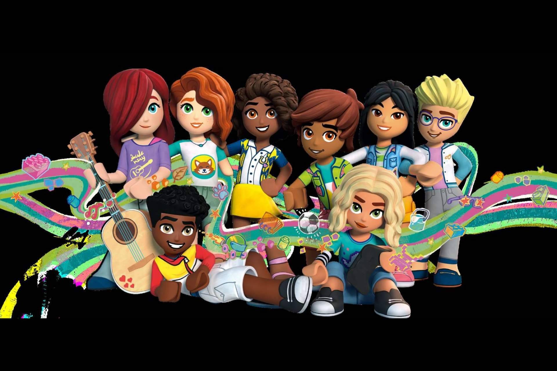 Los nuevos personajes de LEGO® Friends para representar a todos los niños del mundo durante el juego
