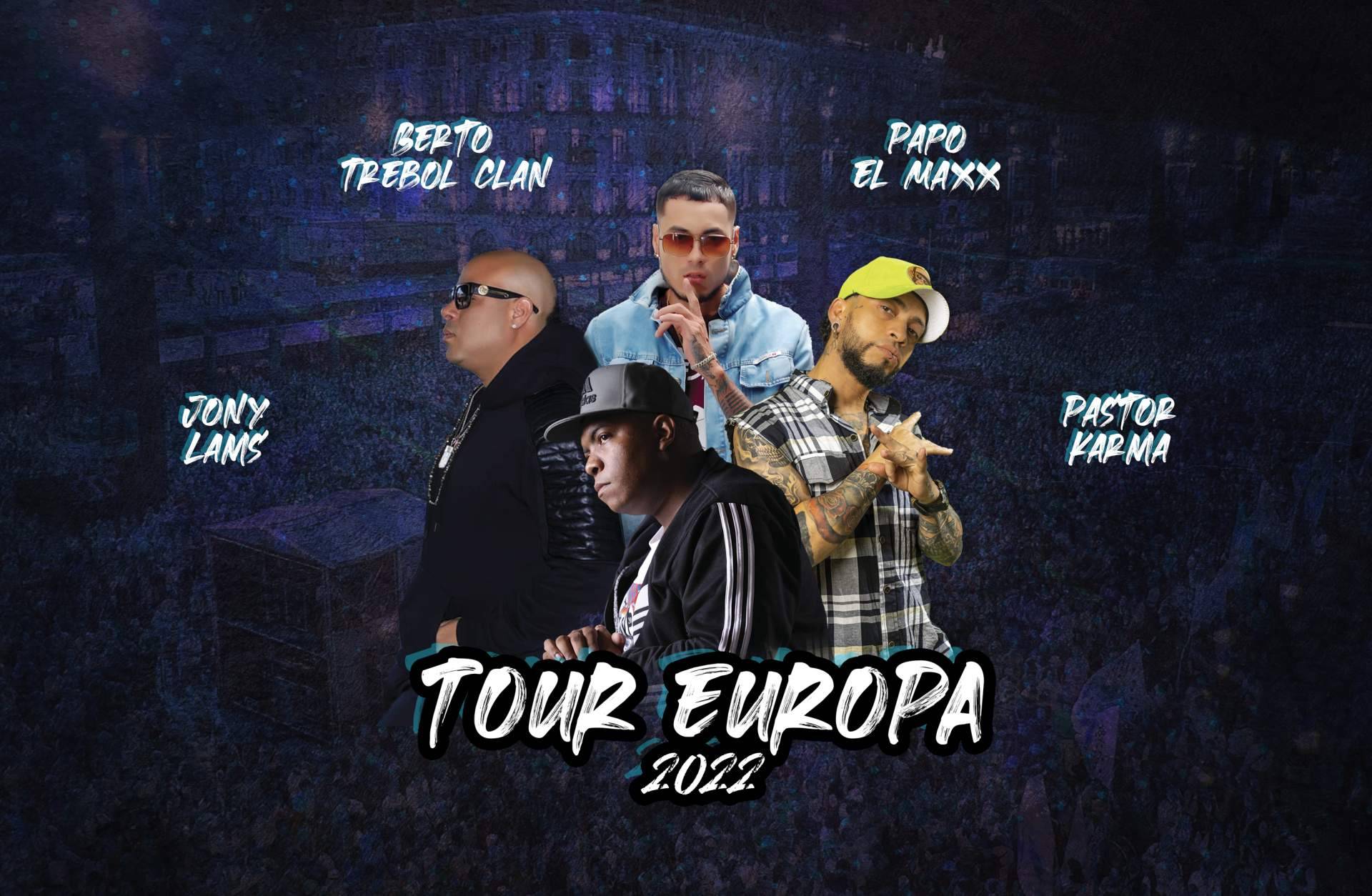 Finaliza el Tour Old School Ft. New School de Papo El Maxx y Berto Trebol Clan 2022 por España