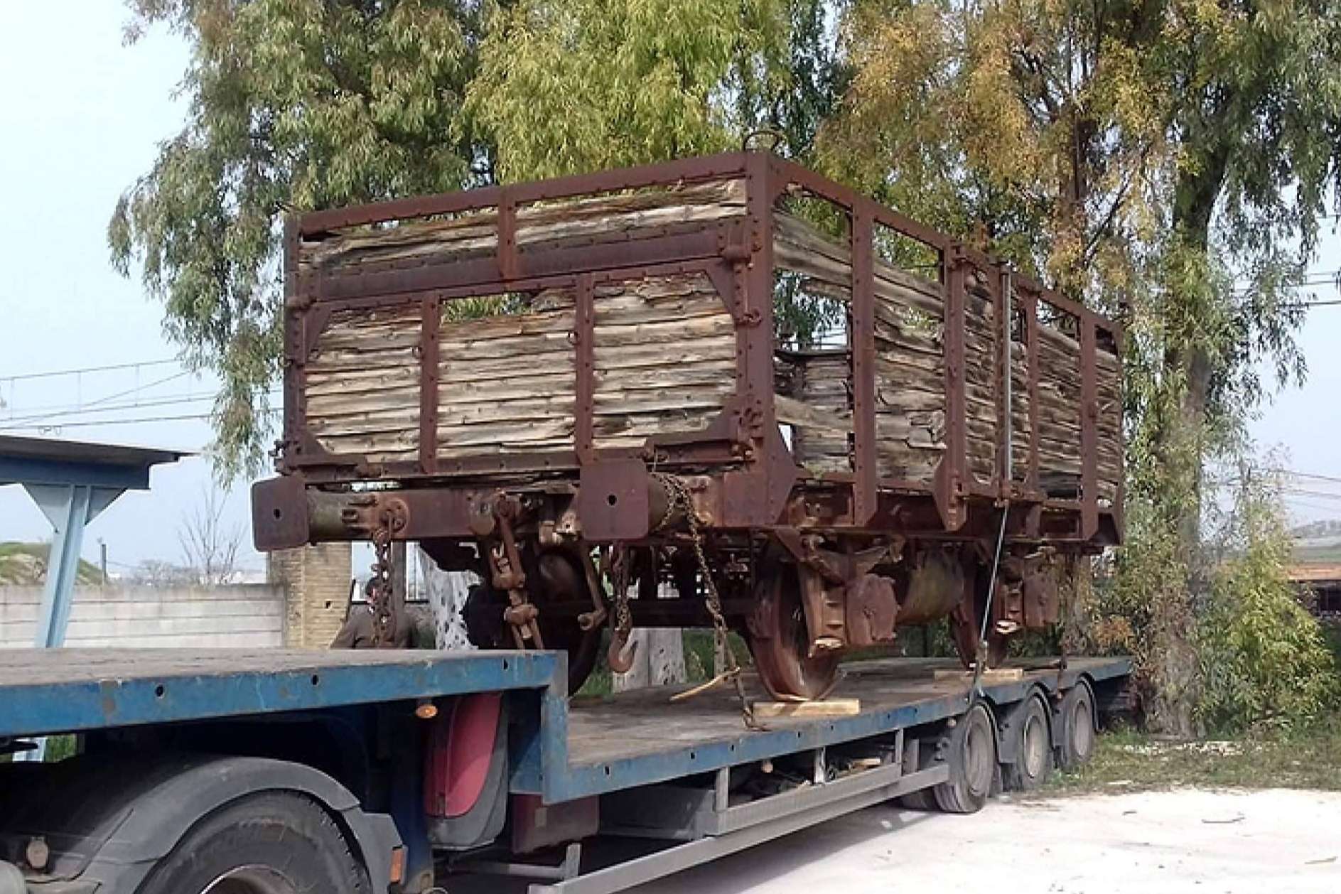 Preservado por la Fundación del Patrimonio Ferroviario un histórico vagón de bordes máximos