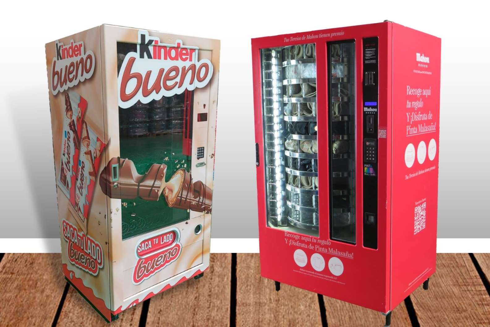 C&B Señor y sus máquinas expendedoras personalizadas