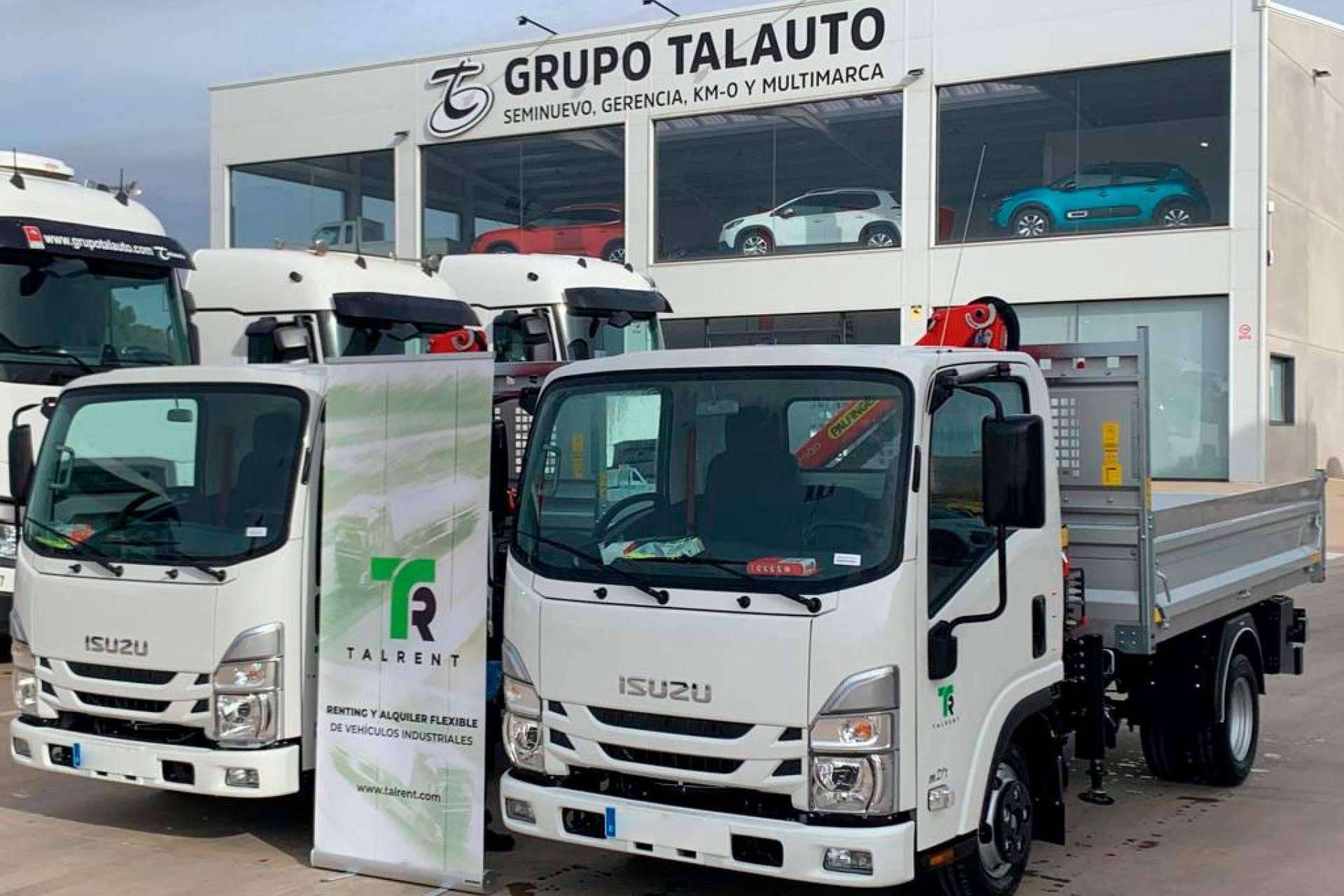 Talrent se posiciona a la cabeza de las empresas de alquiler de vehículos industriales