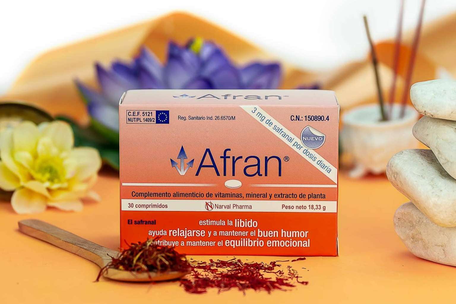 Conseguir equilibrio estas fiestas con Afran Equilibrio Emocional, de Narval Pharma