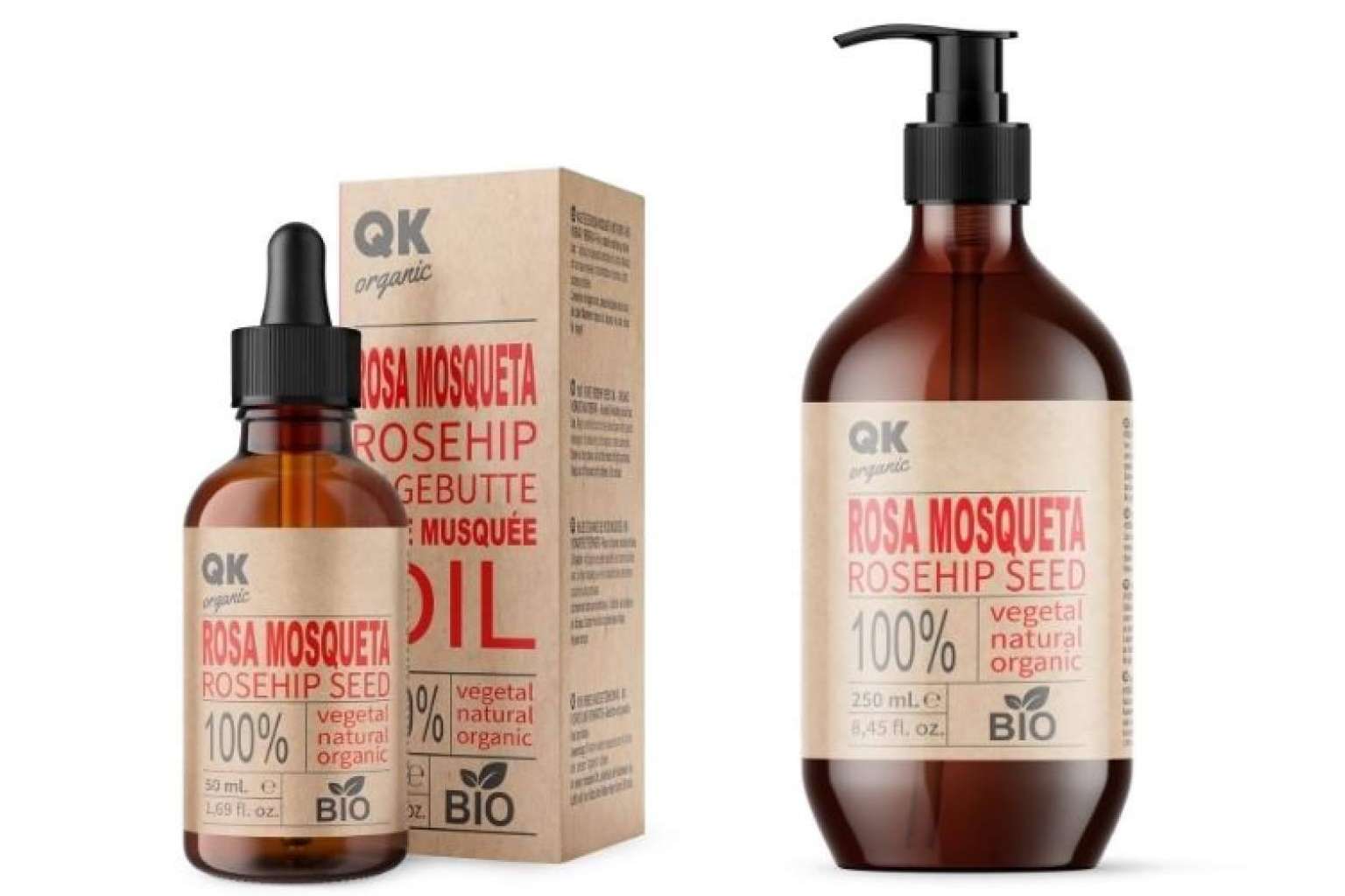 QK Natur sobre las diferentes ventajas del aceite Rosa Mosqueta