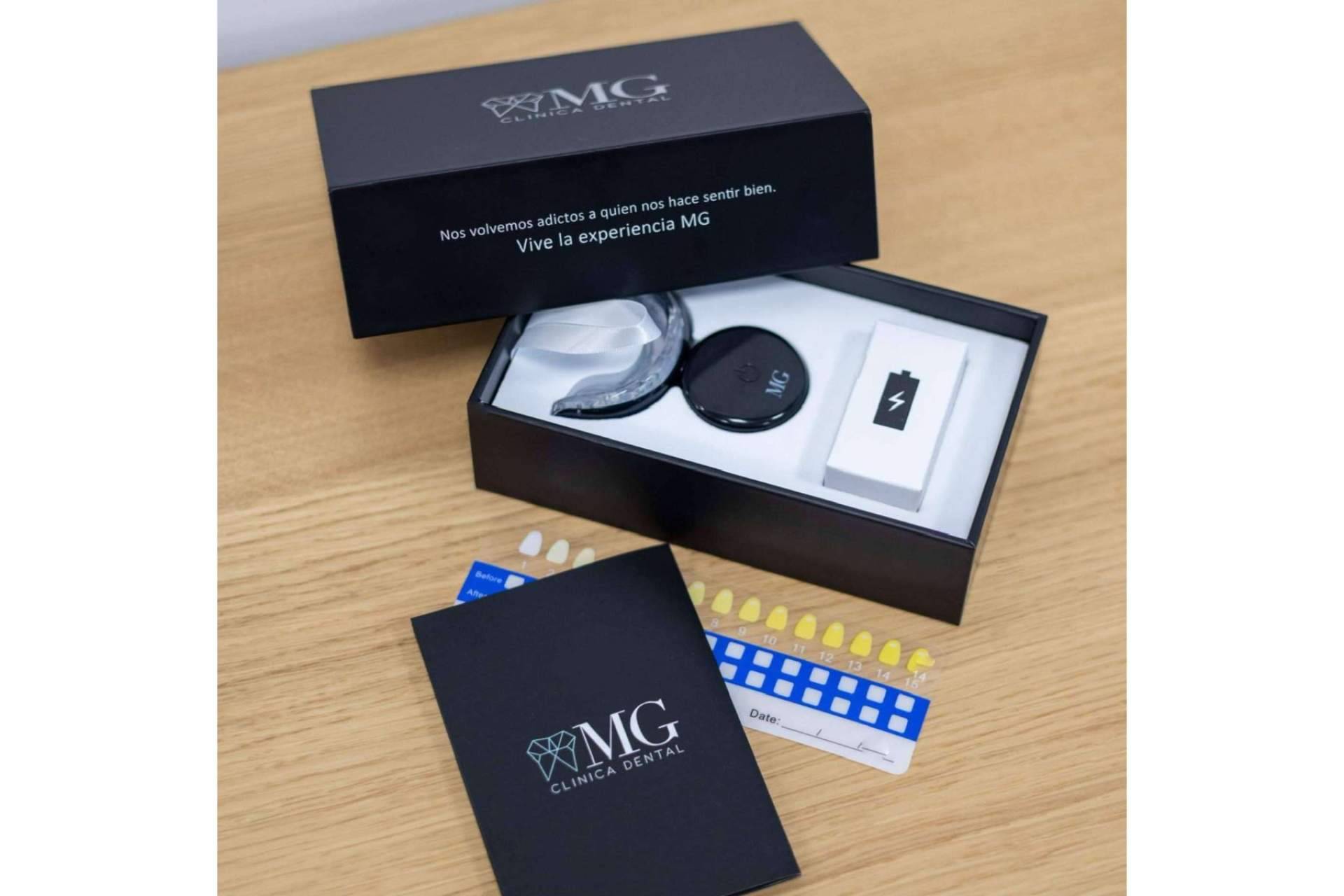 Tratamiento de blanqueamiento dental LED, de la mano de la Clínica MG Dental & Estética Facial
