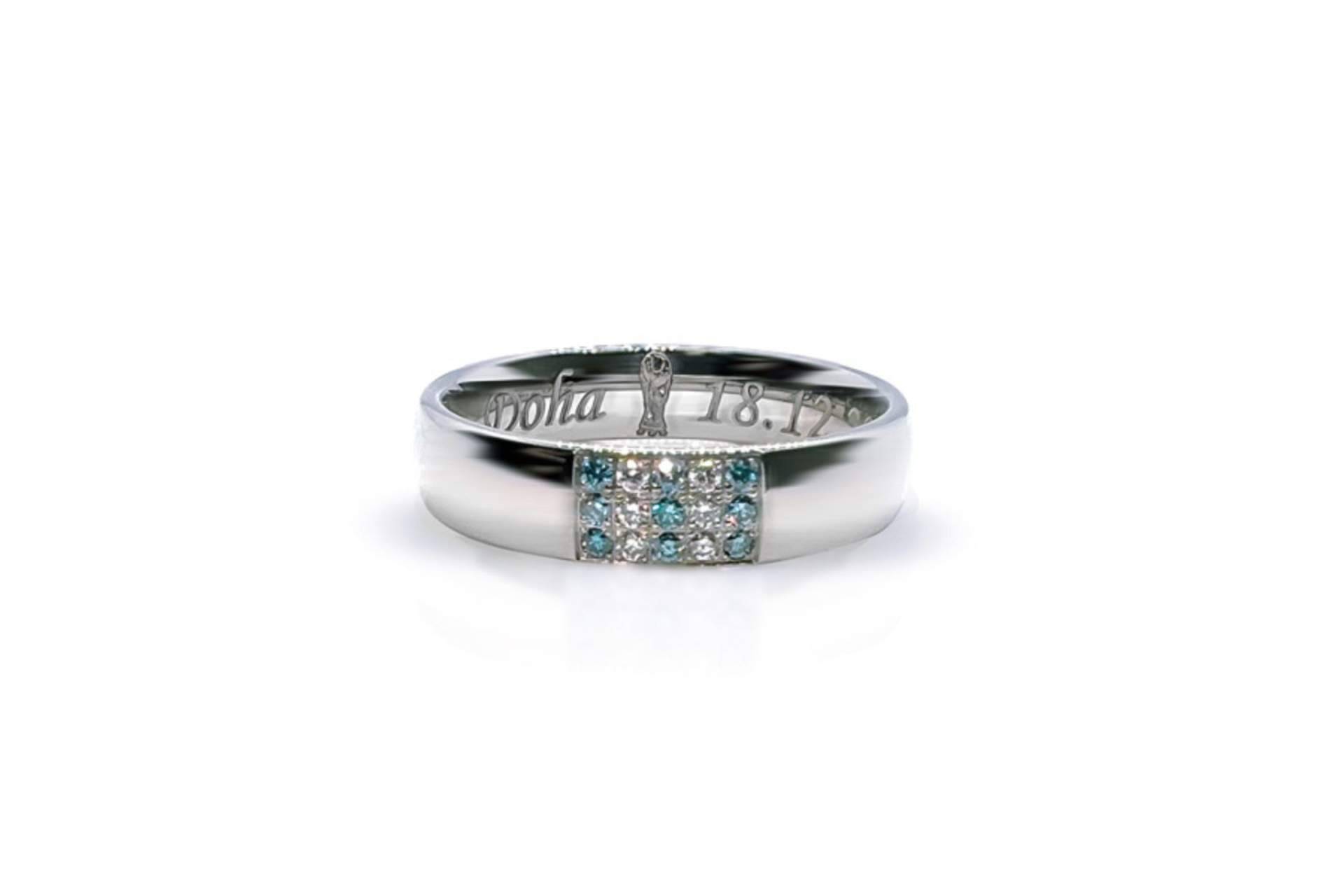 El anillo conmemorativo de Staring con motivo del Mundial ganado por la Selección de fútbol de Argentina