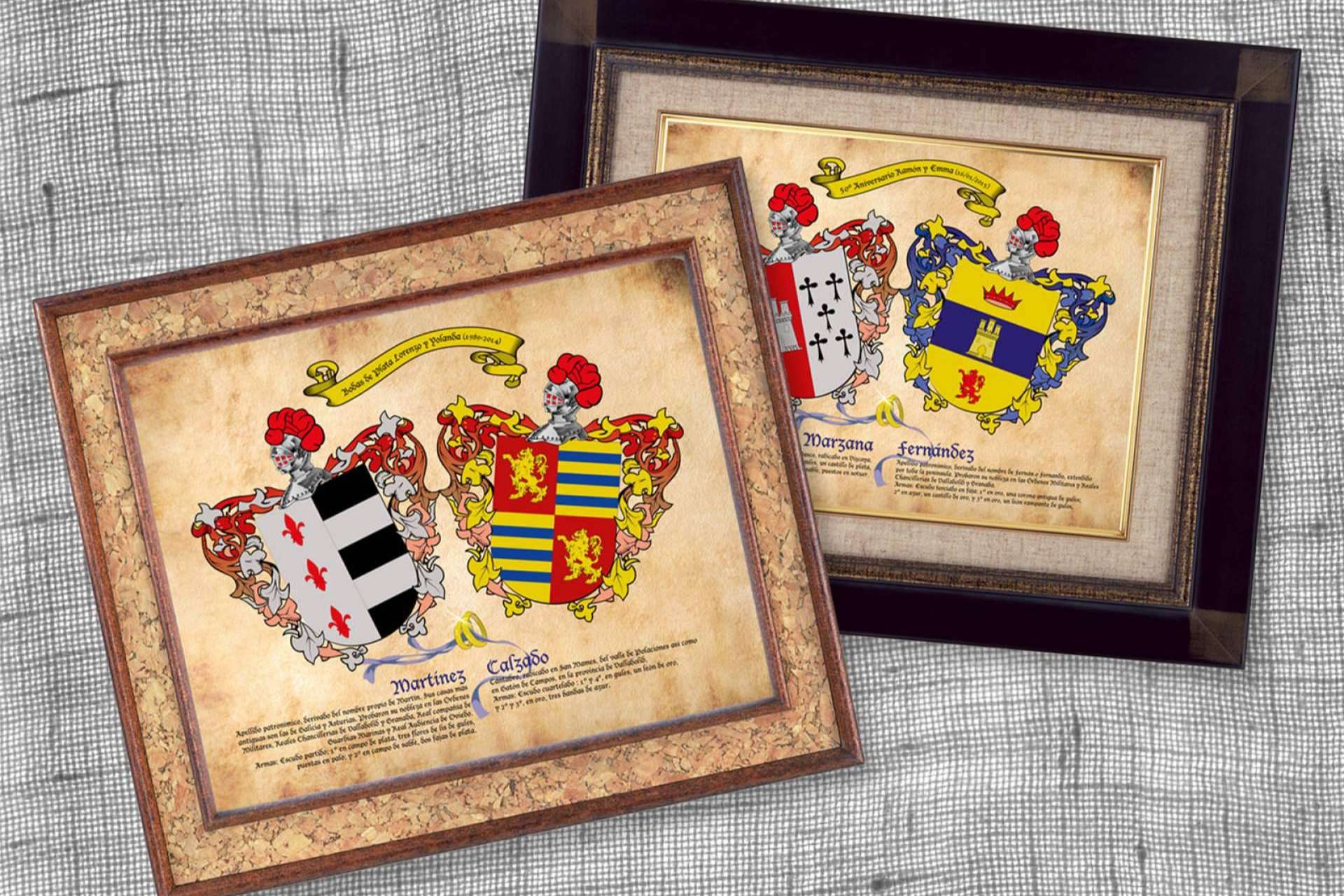 Heráldica como regalo para eventos de la mano de Tienda Heráldica