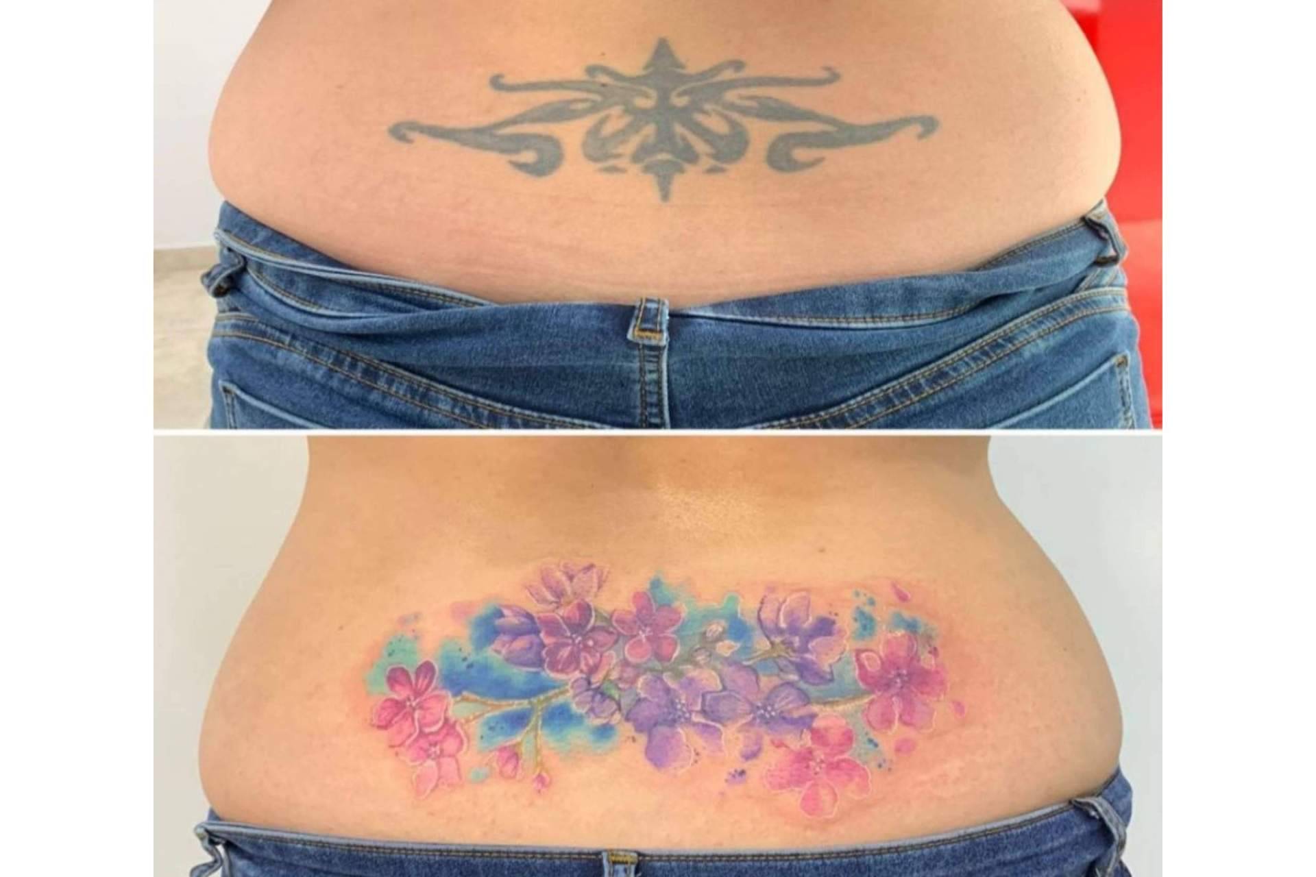 Arreglar tatuaje sin láser con Laura Caselles y convertirlo en arte