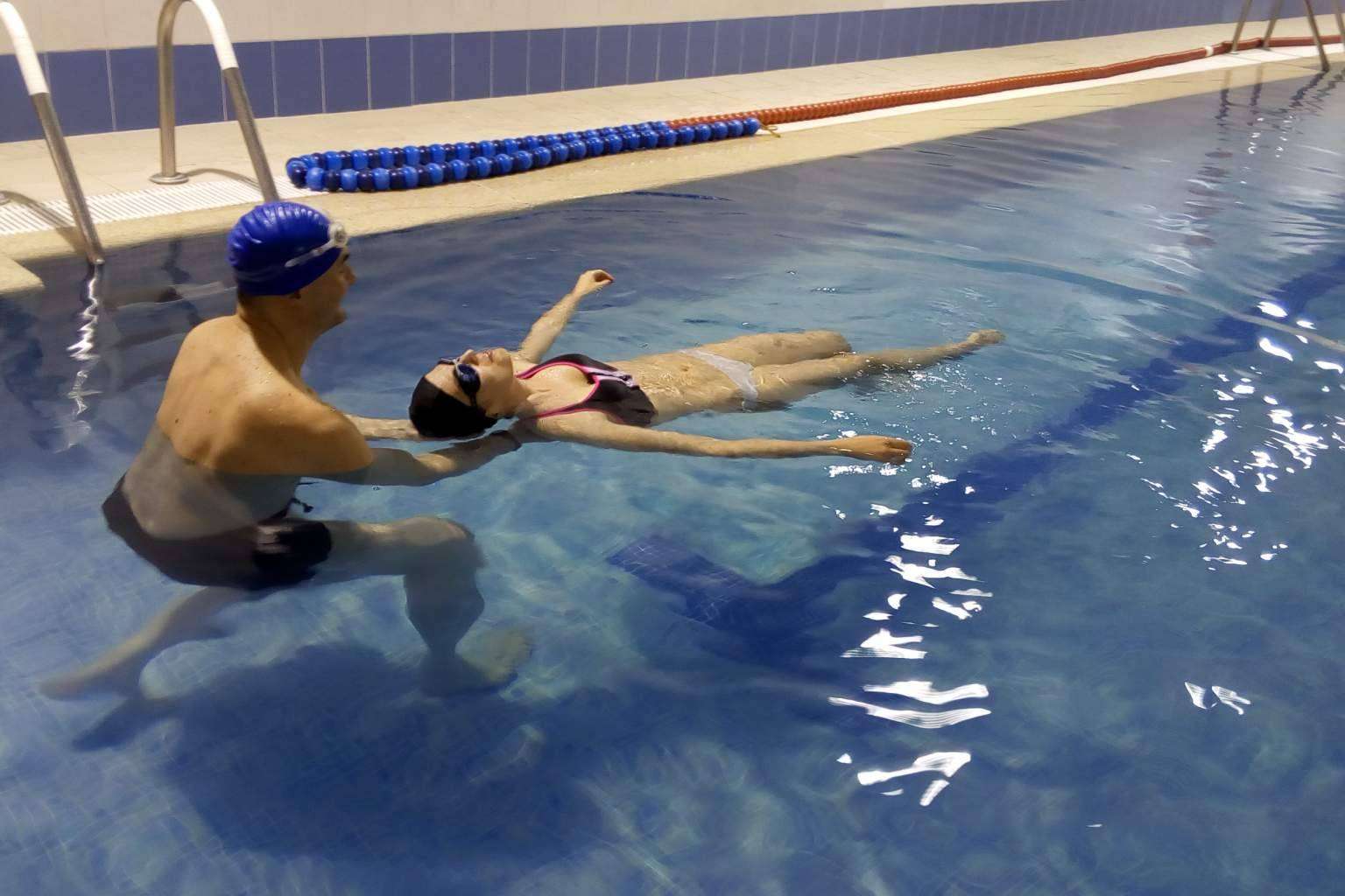 Superar el miedo al agua con el método de los cursos de natación Nadar Sin Miedo