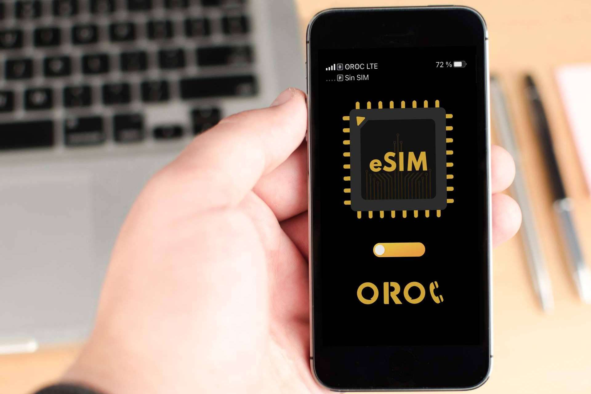 ¿En qué consiste el servicio de tarifa móvil eSIM de OROC?