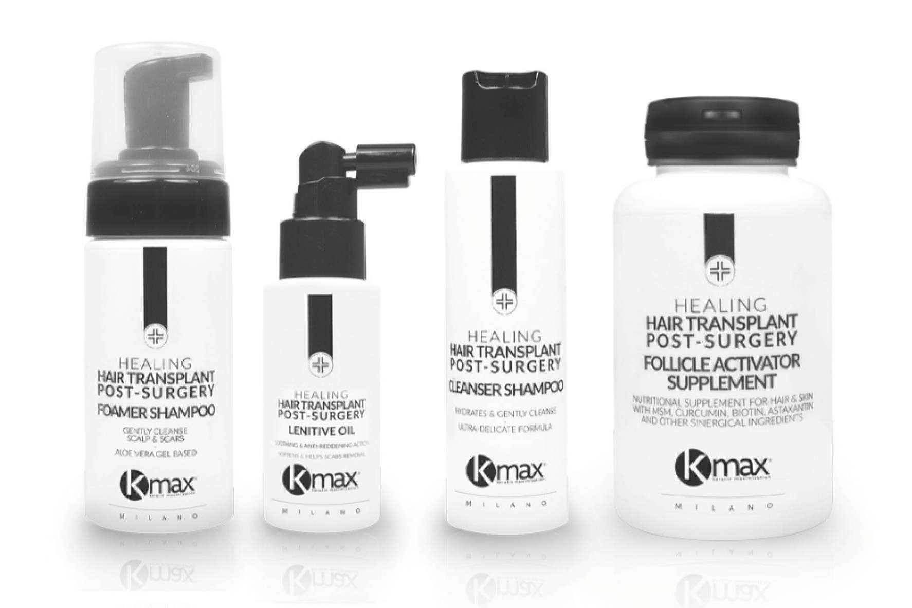 Un post-trasplante capilar exitoso con los productos de Kmax