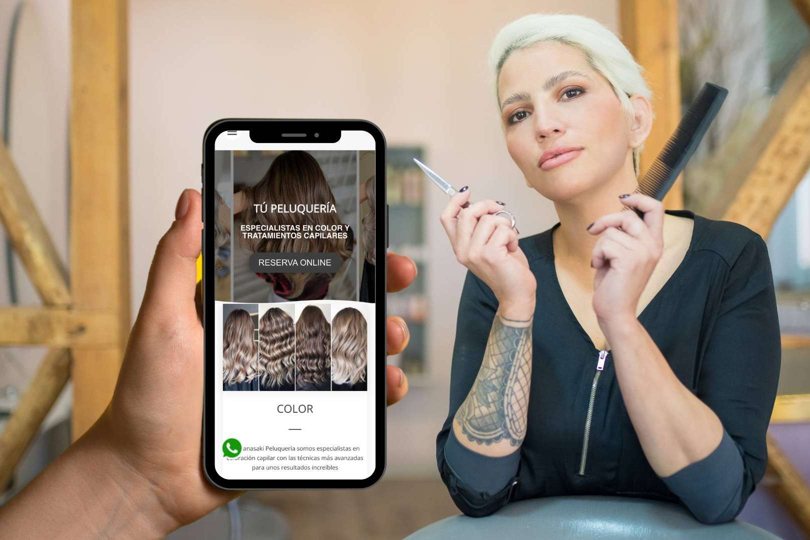 El equipo de Uebea se ha centrado en ofrecer soluciones de diseño web sector belleza