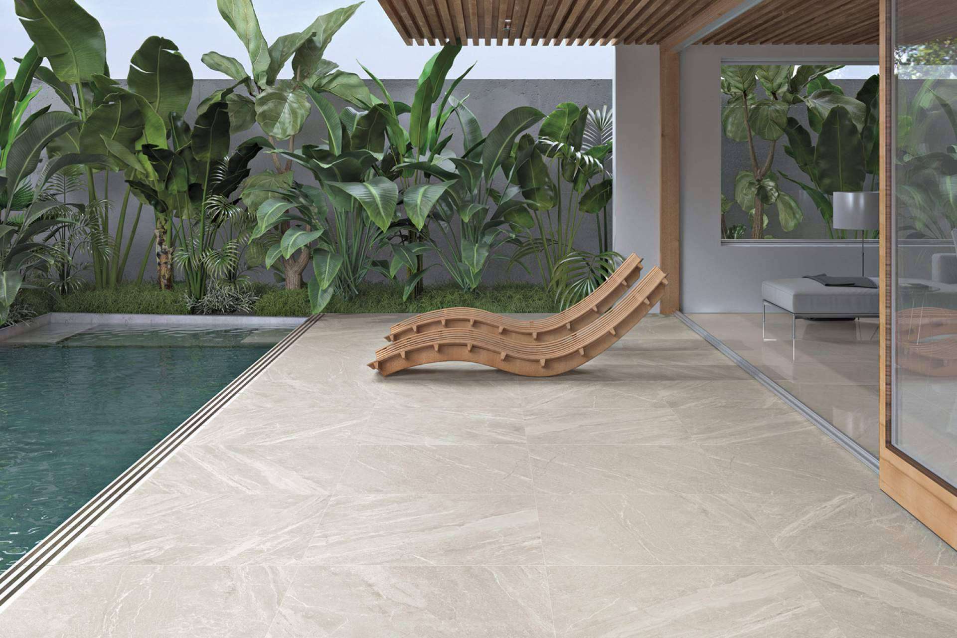 Gran diversidad de azulejos para terrazas y piscinas en Duritti Cerámica