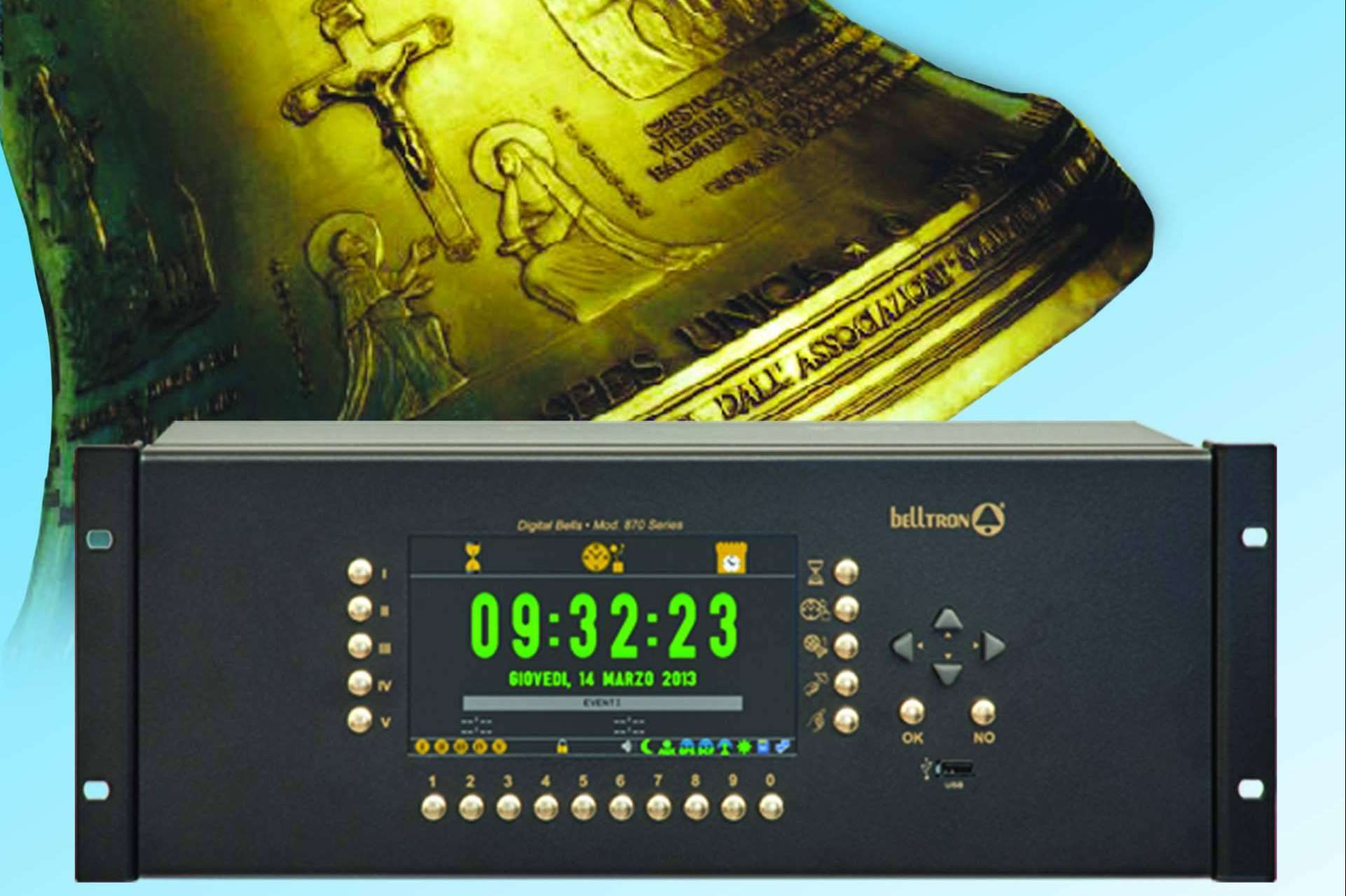 ¿Dónde encontrar campanas electrónicas o carillón electrónico? El catálogo de Belltron