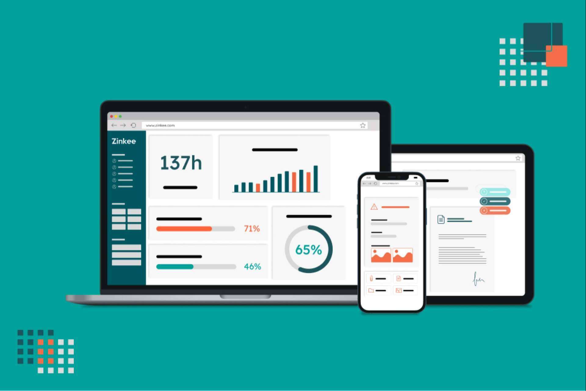 Facilitar la gestión de procesos con el software de gestión para pequeñas y medianas empresas de Zinkee