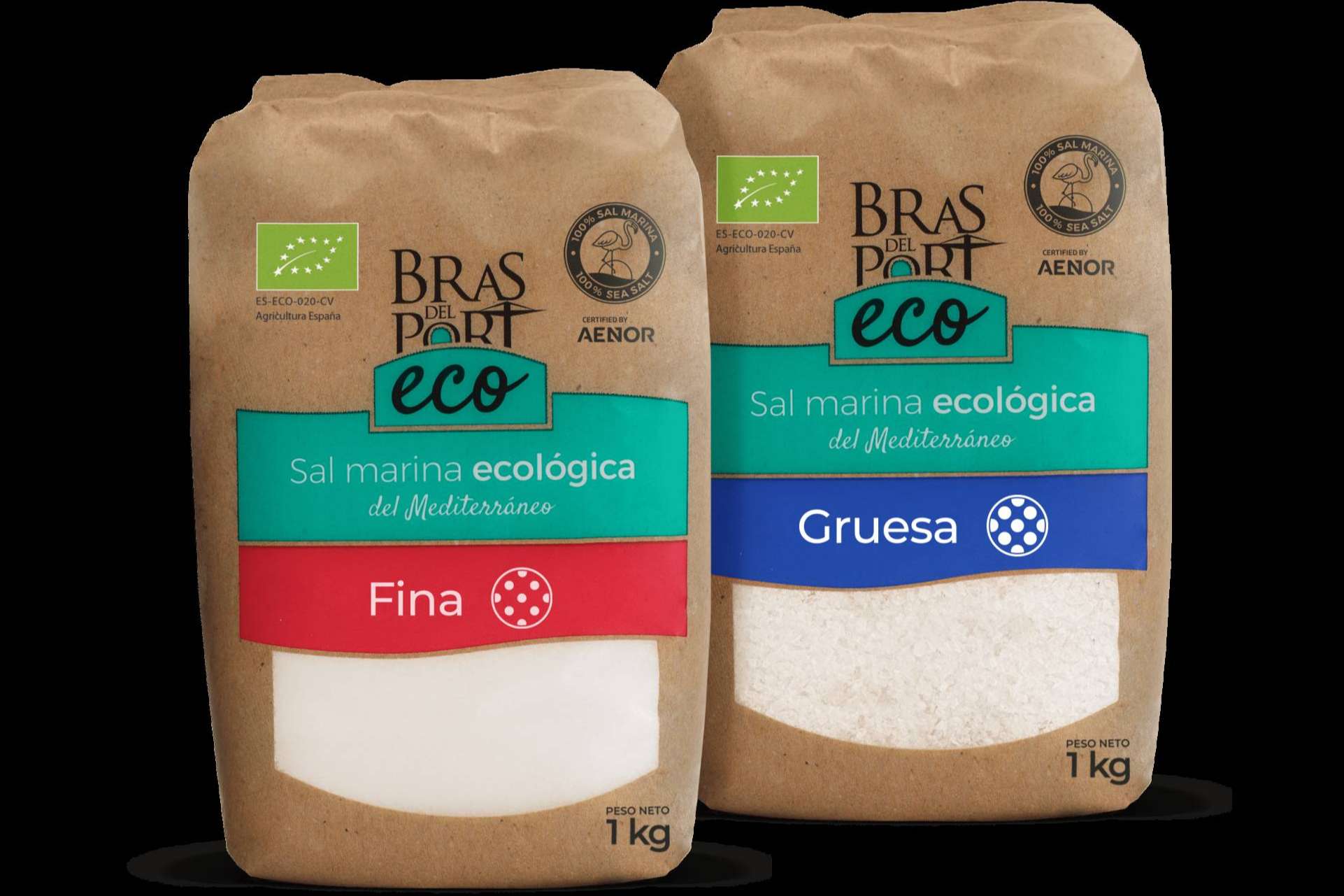 La sal marina eco de Bras del Port es 100 % natural y 100 % sostenible