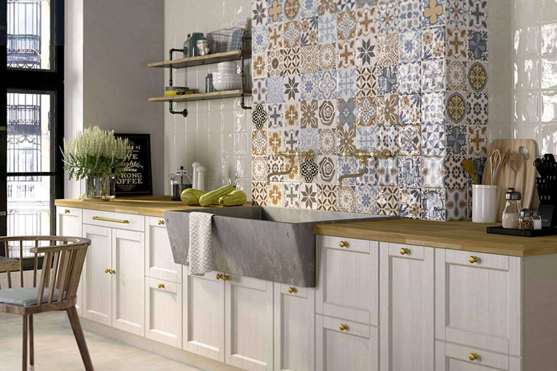 Las tendencias en azulejos para cocinas rústicas