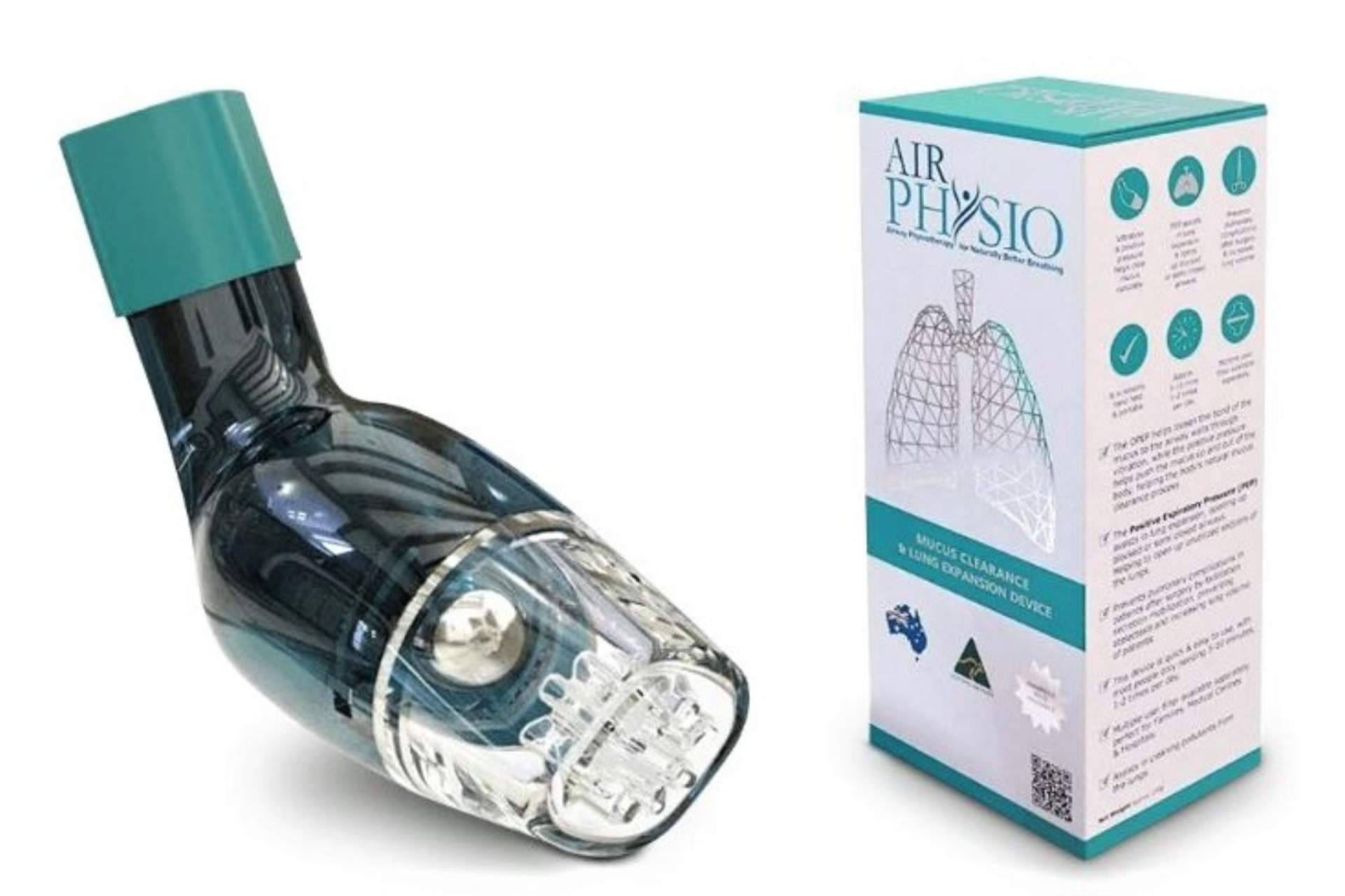 Rescoldo Live distribuye AirPhysio, el dispositivo que ayuda a expandir los pulmones y mejorar la respiración