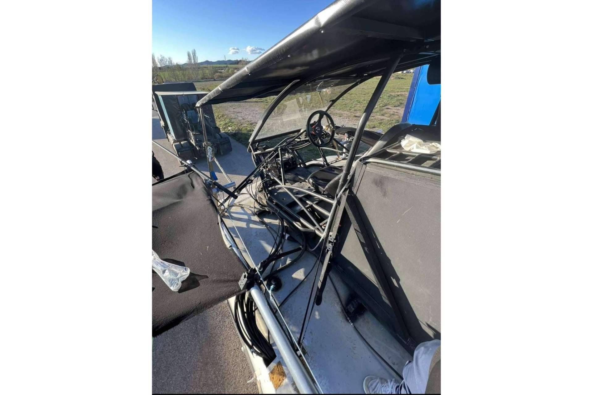 Autobús modificado para la película 'Tu también lo harías', construído por In Extremis Film Services