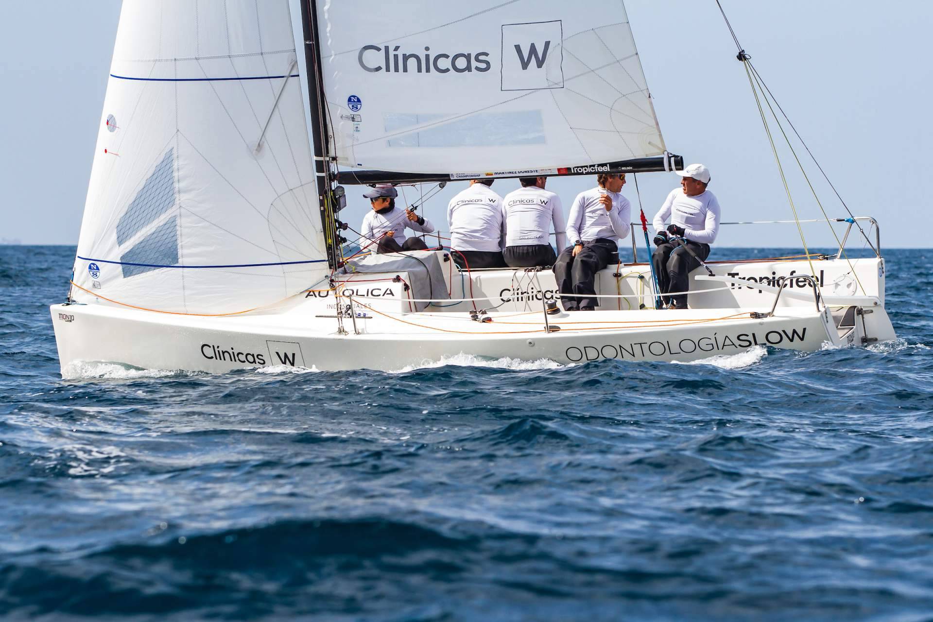 'Clínicas W Sailing Team' sobresale en la Spring Mediterranean Cup de J70