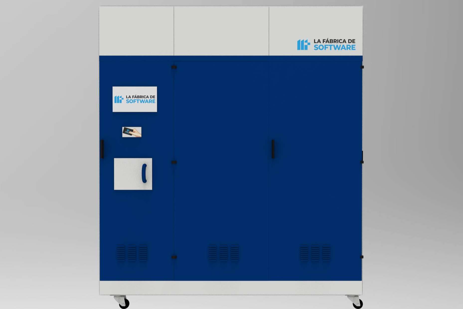 Dispensador de ropa para el control textil en hospitales, con La Fábrica de Software
