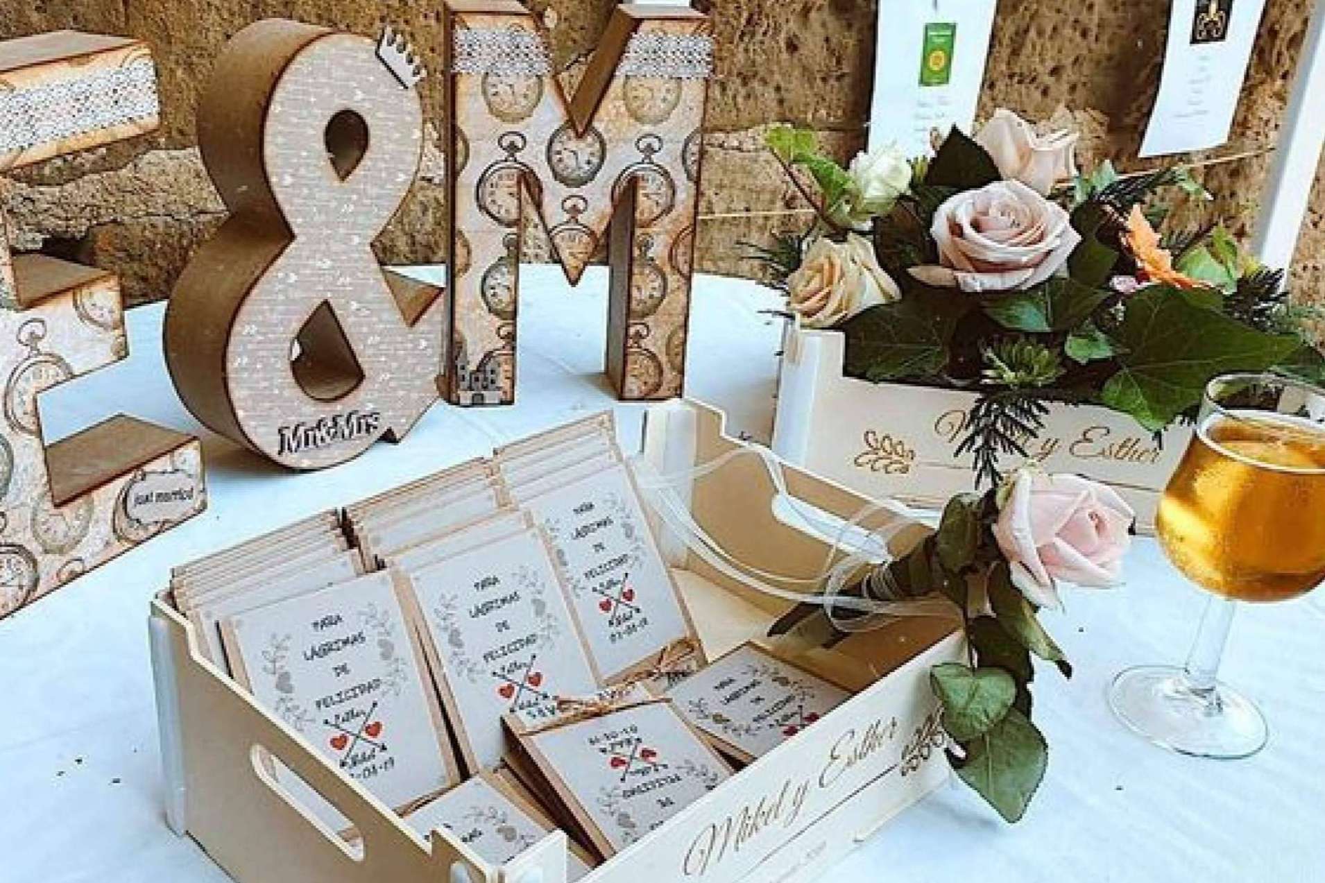 Cajas de regalo personalizadas para los detalles de boda, de la mano de Sincla