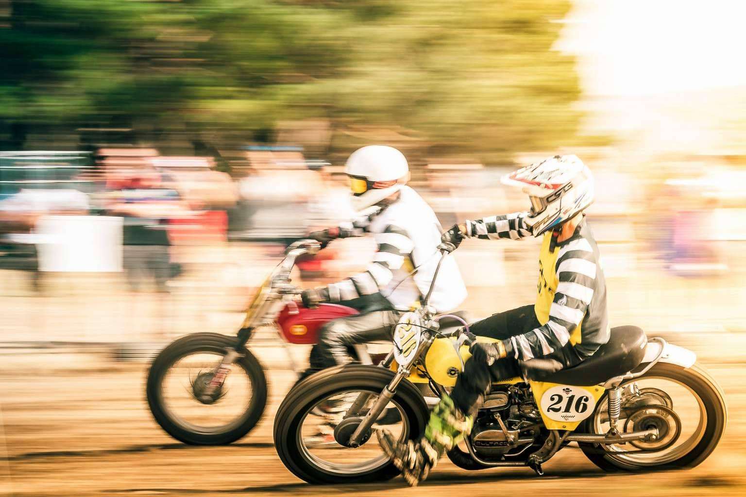 El circuito Flat Track de Motorbeach permite vivir una experiencia llena de adrenalina