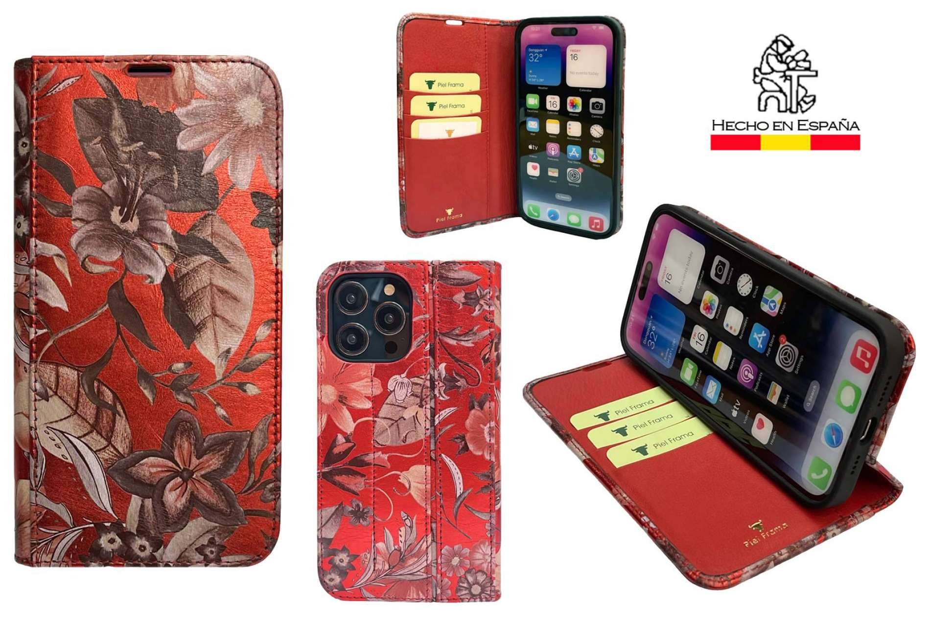 Las fundas de piel estilo libro para iPhone 14 Pro y iPhone 14 Pro Max, las protagonistas de la colección verano 2023