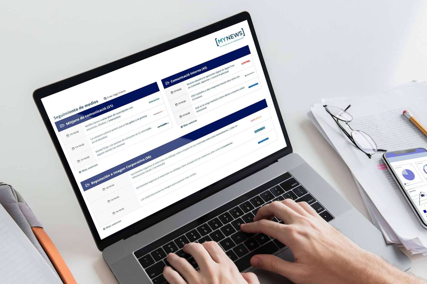 Para qué sirve el clipping en empresas, con MyNews Media
