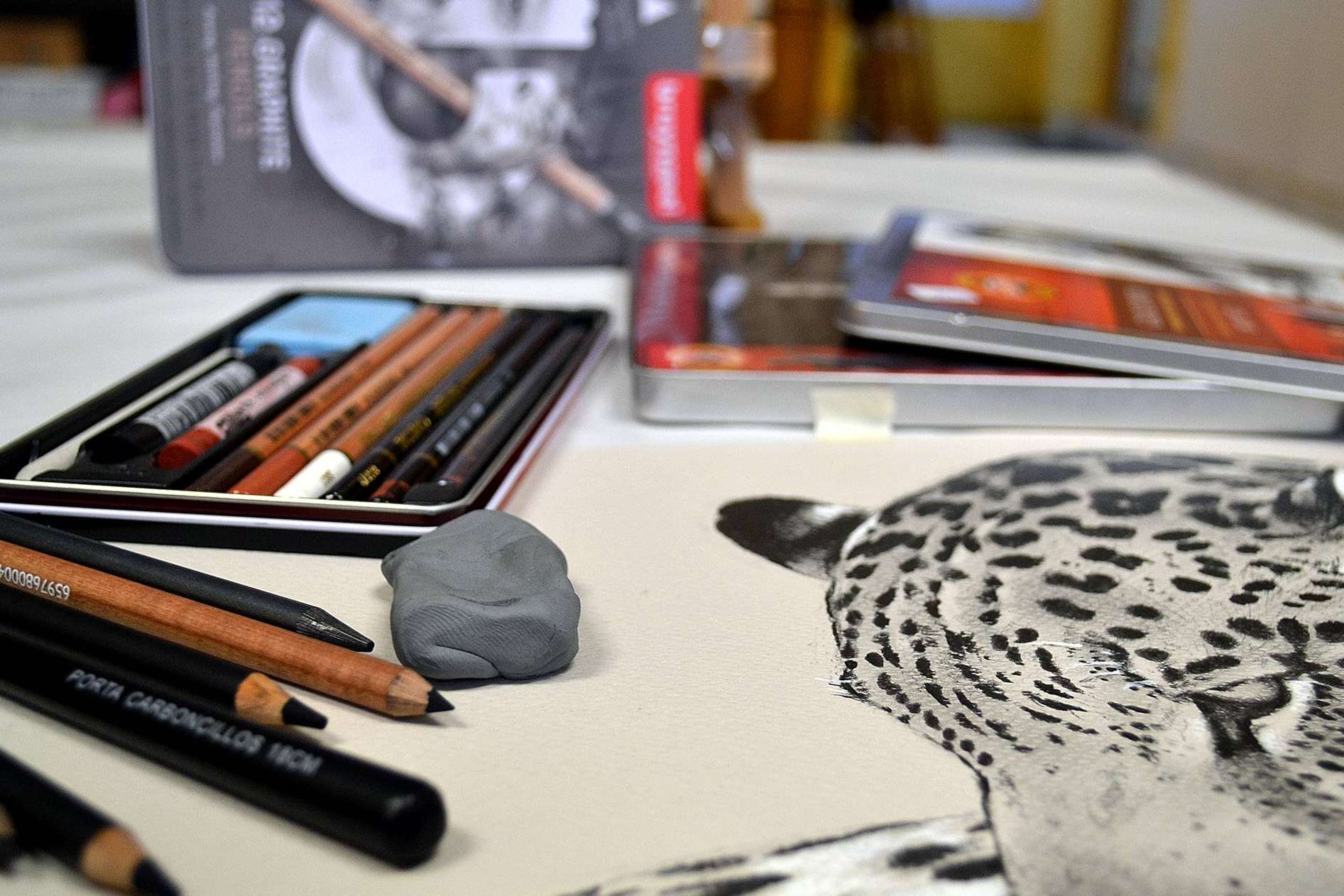 Todo el material para crear obras artísticas se puede encontrar en la tienda online del Taller de Dibujo y Pintura Aceña Olmedo