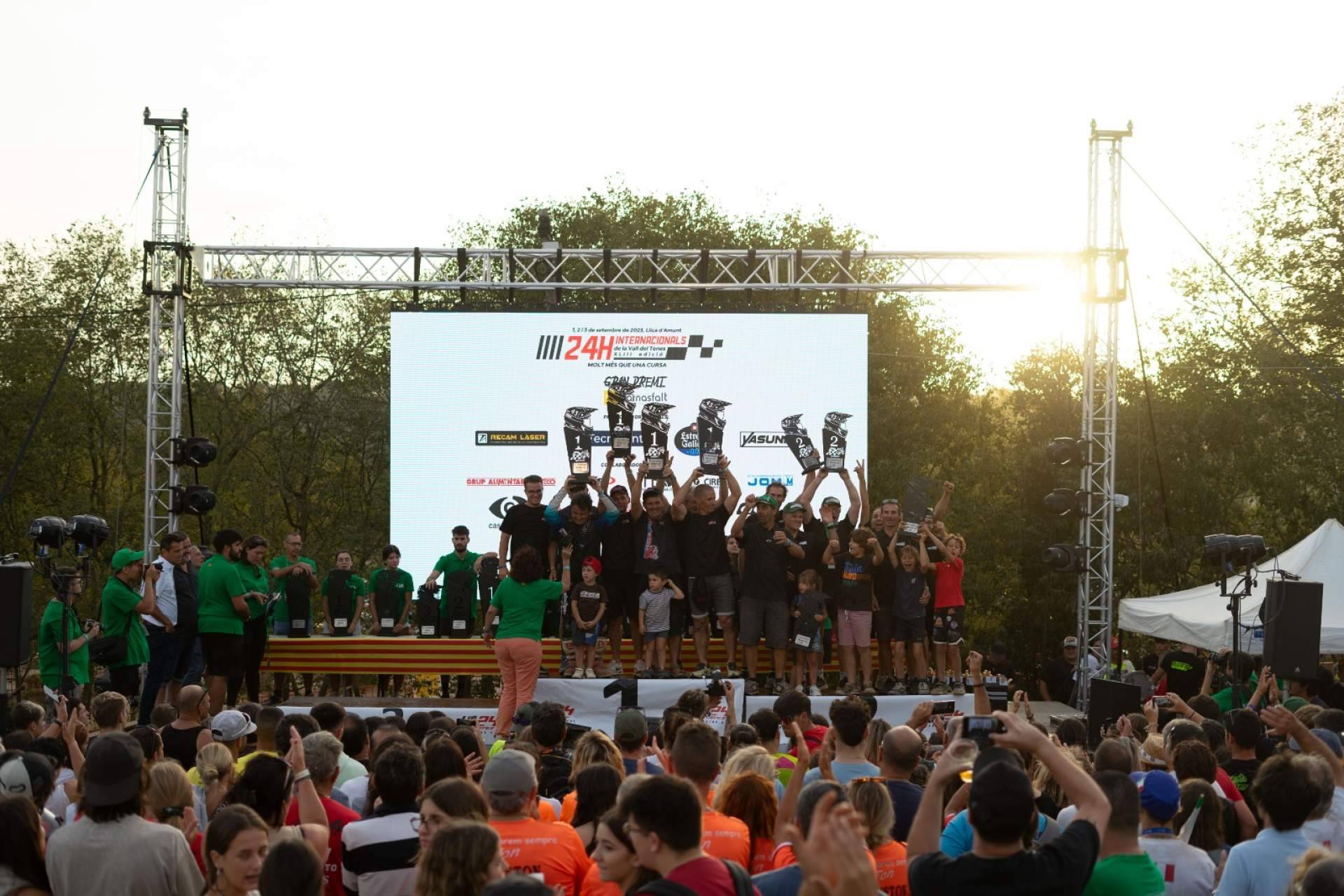 La XLIII edición de las 24 Horas Internacionales de resistencia en ciclomotores de la Vall del Tenes que gana RRB RACING
