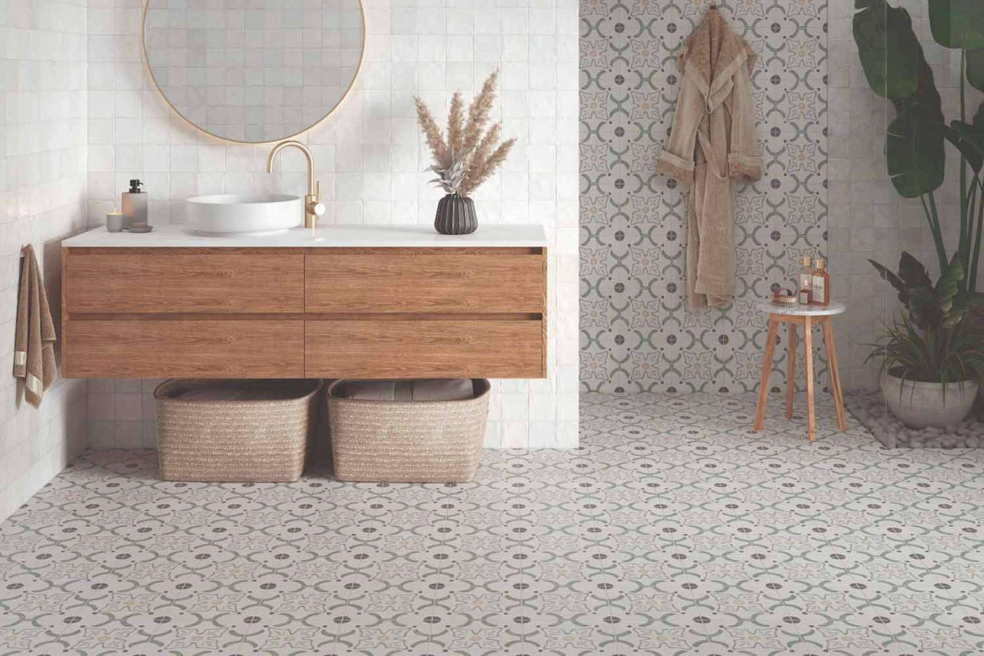 El protagonismo de los suelos hidráulicos en el mundo del interiorismo