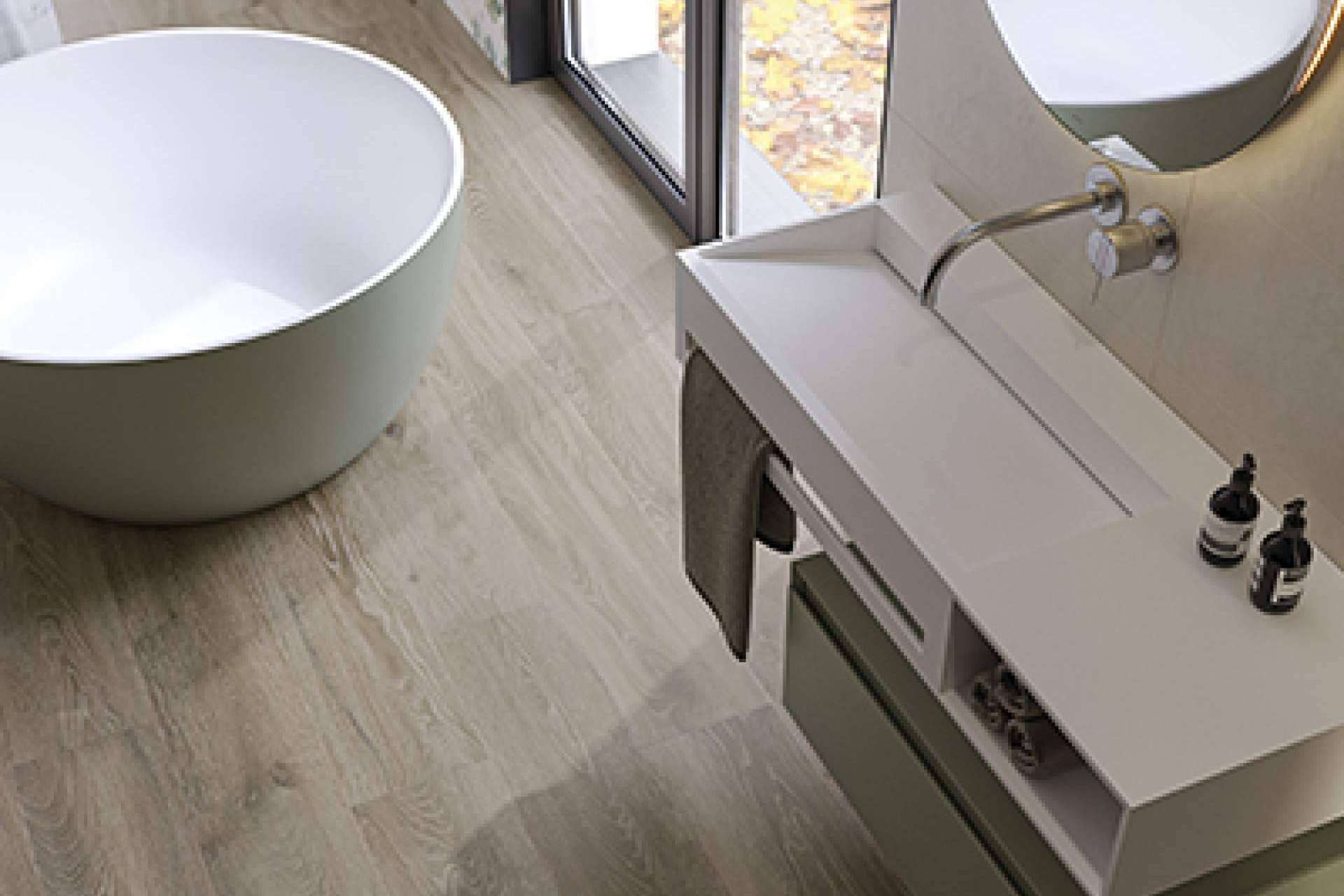 Interazulejo dispone de varios modelos de suelo porcelánico de imitación de madera