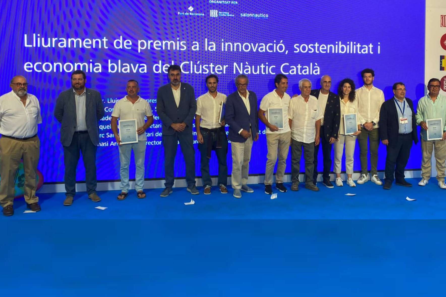 Los primeros clasificados de la VIII Edición de los Premios a la Innovación en el sector náutico que organiza el Clúster Nàutic Català son Torretas Marconn, SUB-LIFE y Sea Starlight