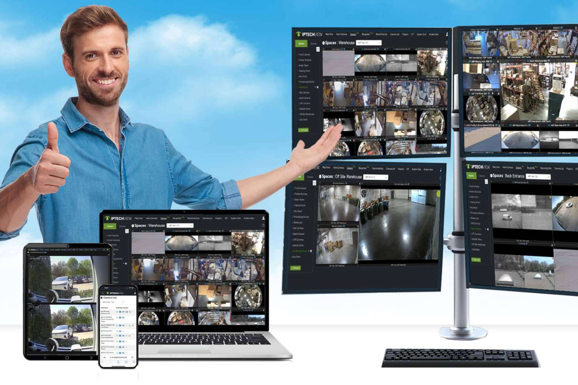 Desde una plataforma en la nube para videovigilancia, mirando al mundo