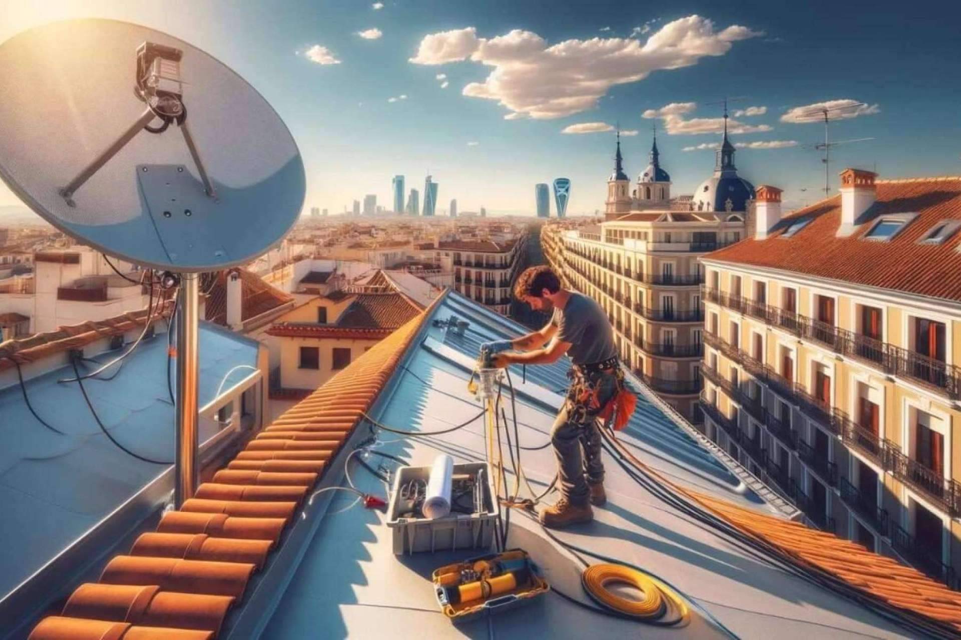 Mantenimiento e instalación de antenas en Madrid, de la mano de ERM Telecomunicaciones