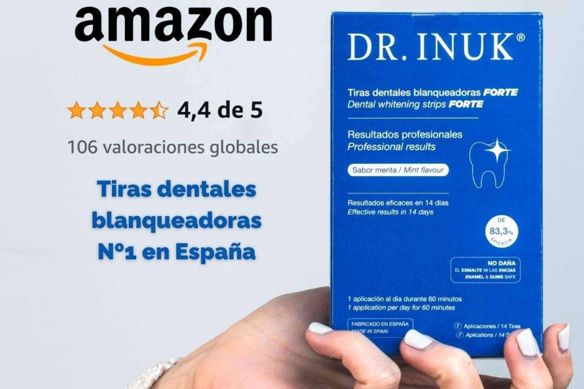 Dr. INUK desarrolla tiras dentales blanqueadoras apostando por el futuro del cuidado bucal